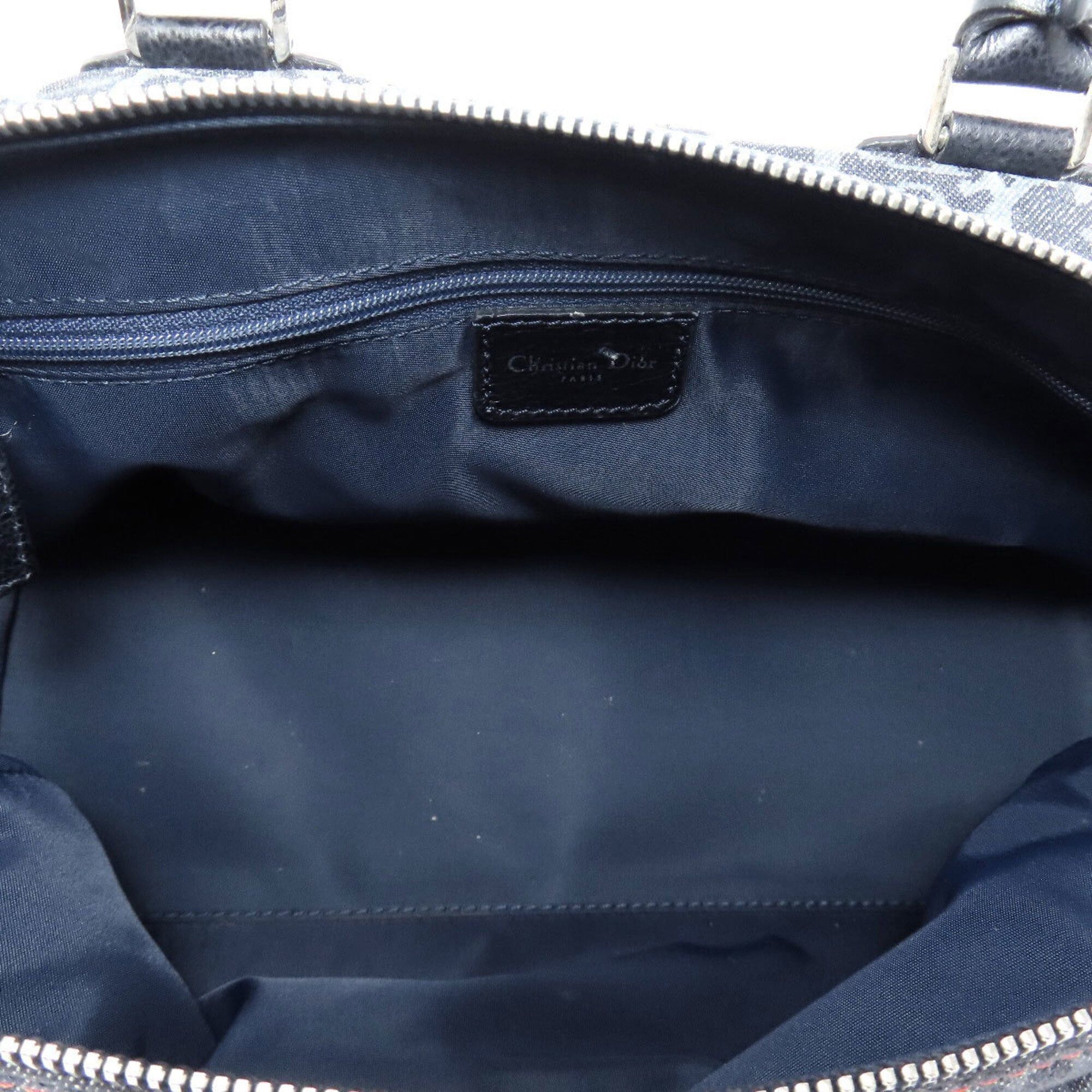 Dior Christian Dior Trotter Pattern Handbag, Canvas/Leather, Women's Size ONE SIZE - 5 Thumbnail