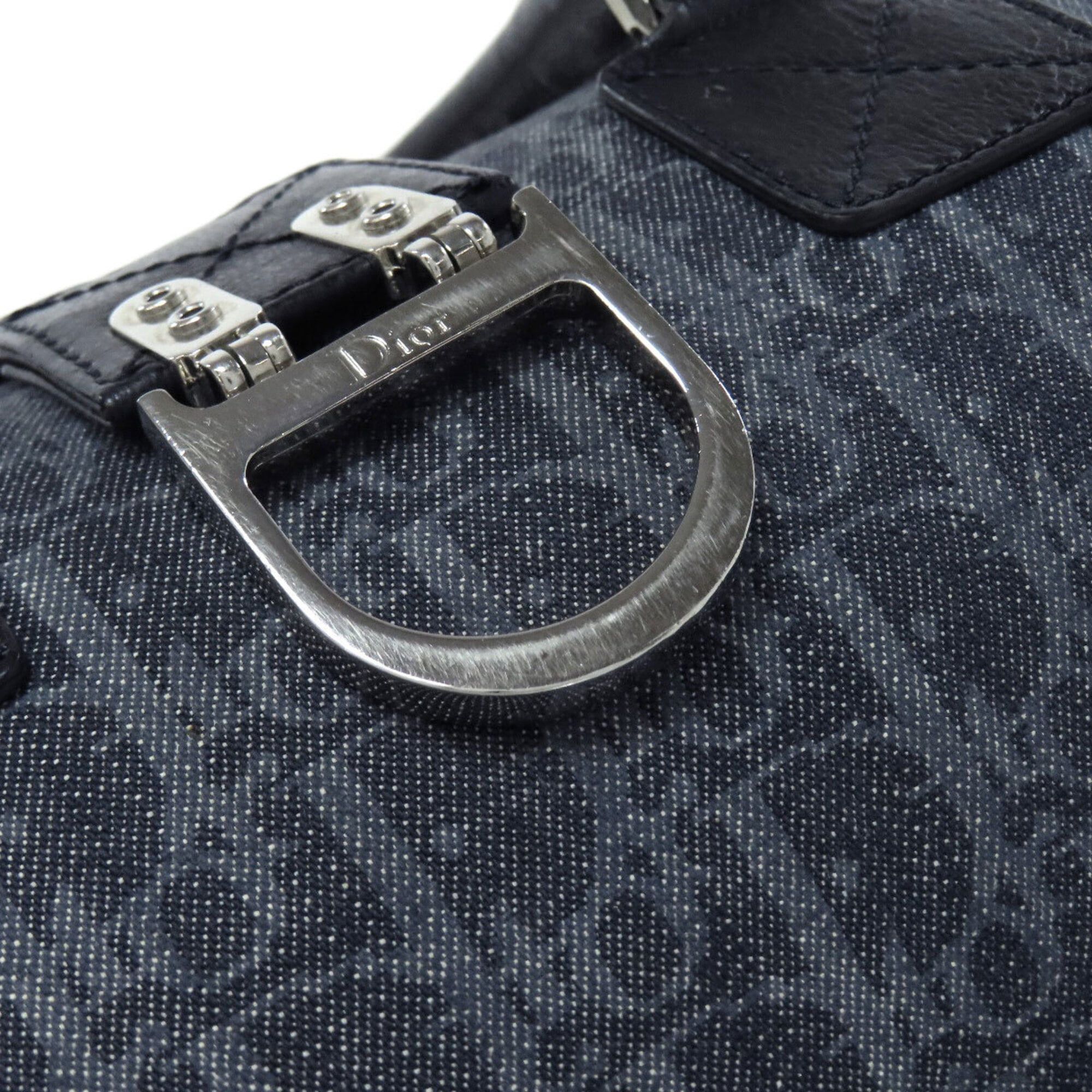 Dior Christian Dior Trotter Pattern Handbag, Canvas/Leather, Women's Size ONE SIZE - 13 Thumbnail
