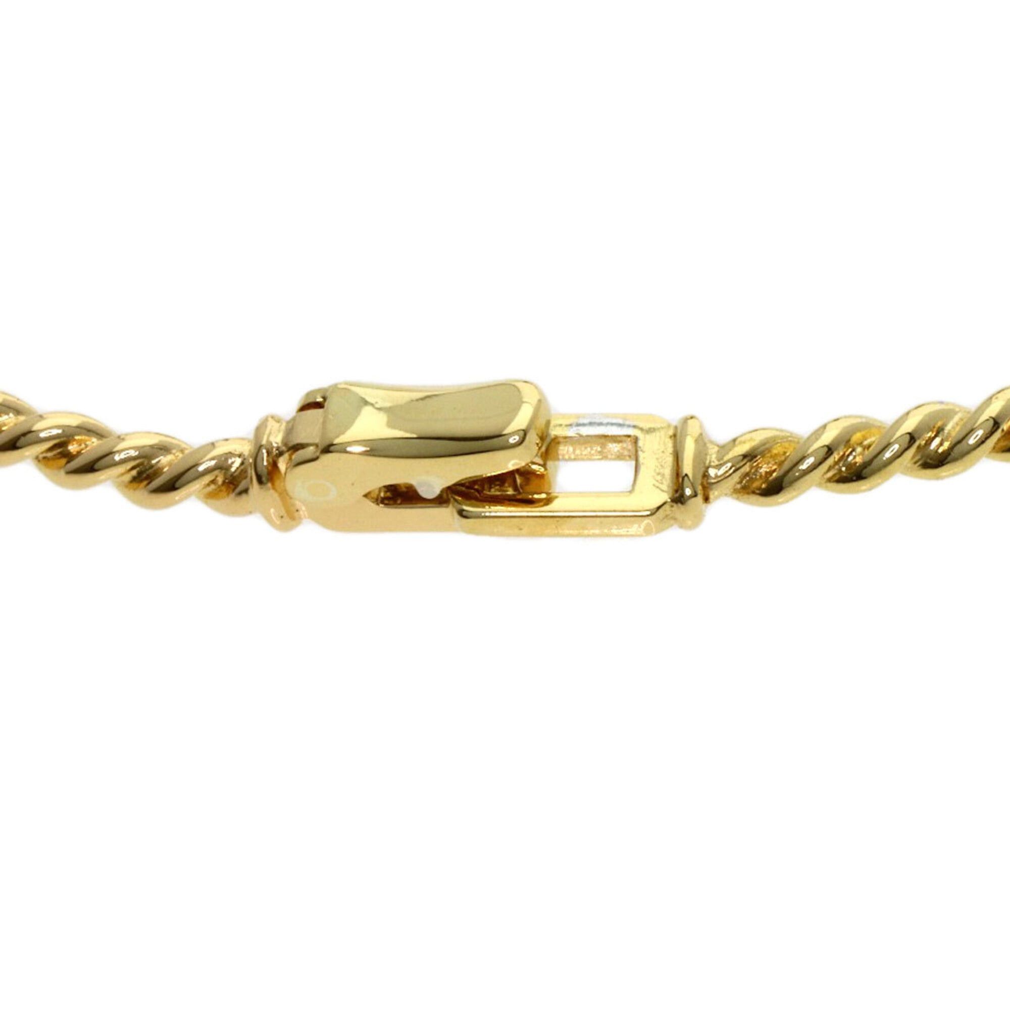 Dior Christian Dior Twist Motif Bracelet, 18K Yellow Gold/18KWG, Women's. Size ONE SIZE - 4 Thumbnail