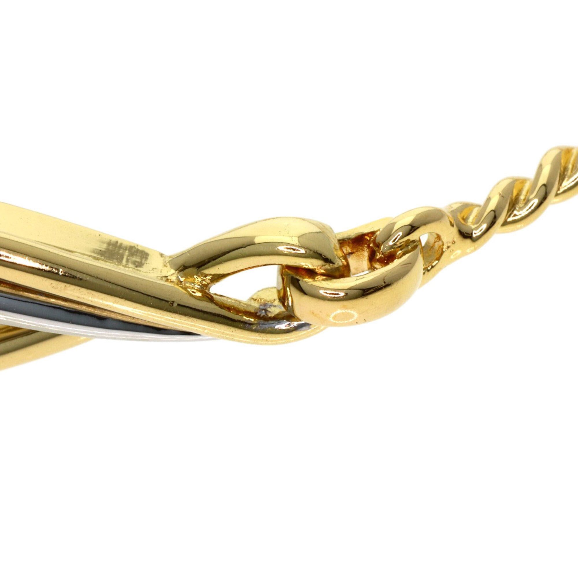 Dior Christian Dior Twist Motif Bracelet, 18K Yellow Gold/18KWG, Women's. Size ONE SIZE - 9 Thumbnail