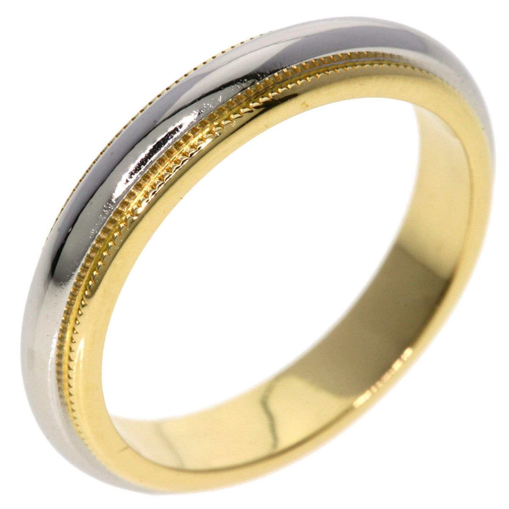Tiffany & Co. Tiffany & Co. Milgrain Ring, Platinum PT950/18K Yellow Gold, Women's. Size ONE SIZE - 2 Thumbnail