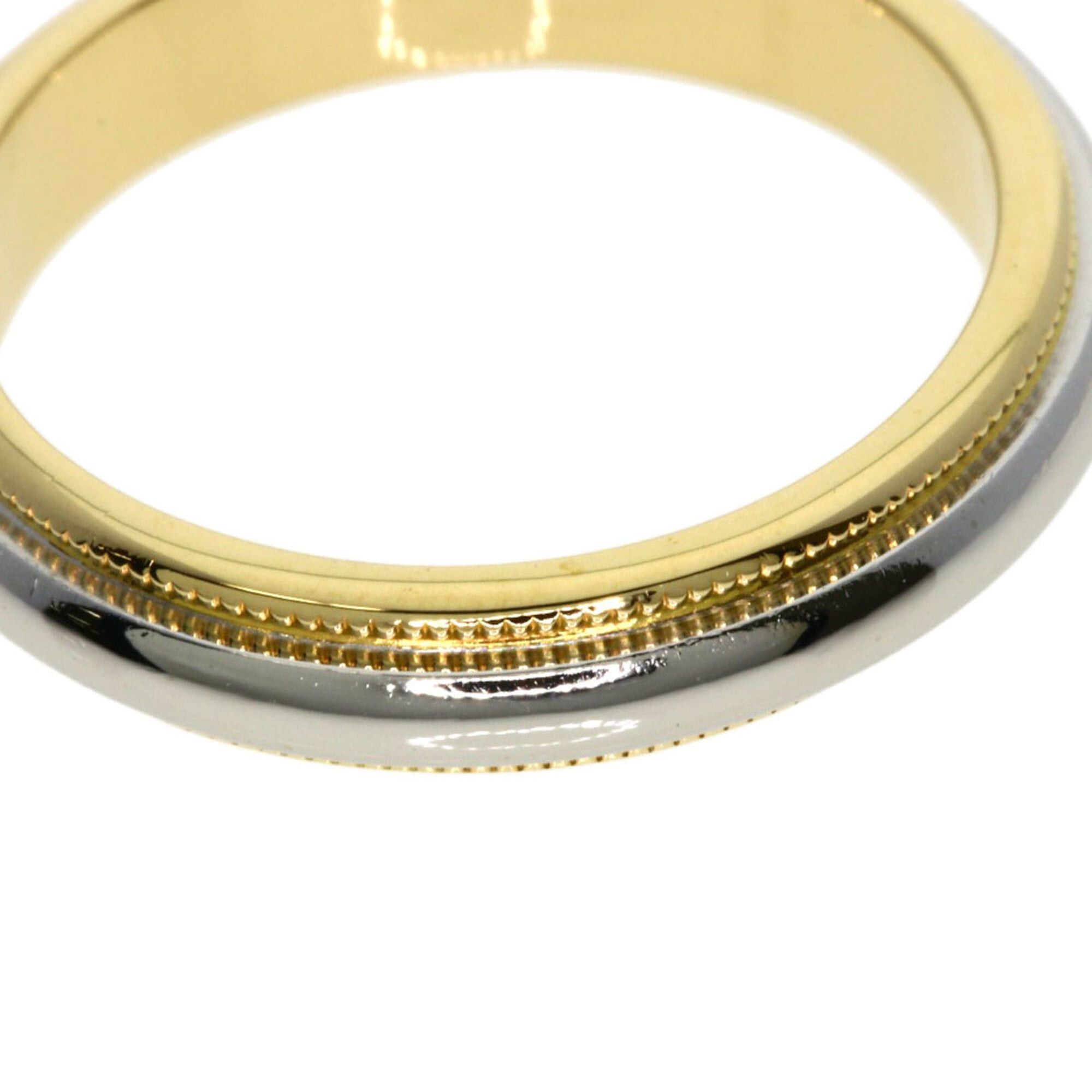 Tiffany & Co. Tiffany & Co. Milgrain Ring, Platinum PT950/18K Yellow Gold, Women's. Size ONE SIZE - 7 Thumbnail