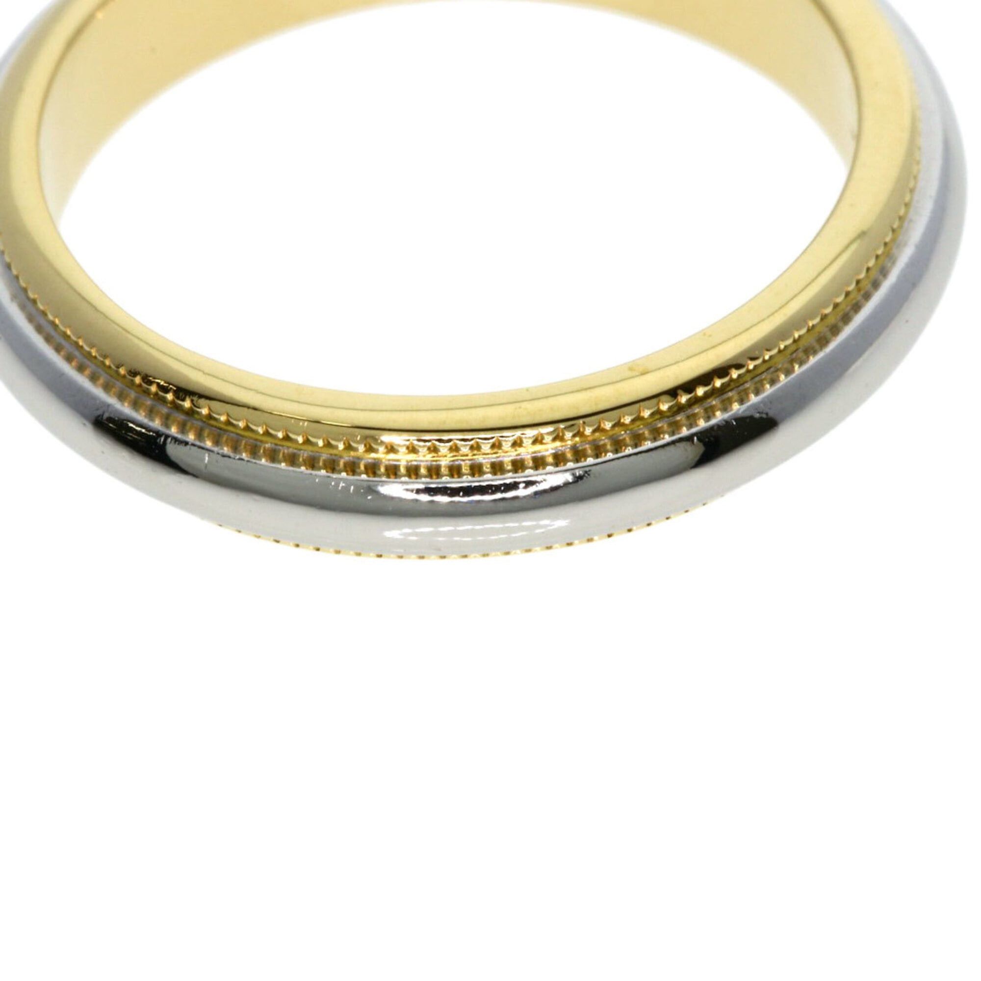 Tiffany & Co. Tiffany & Co. Milgrain Ring, Platinum PT950/18K Yellow Gold, Women's. Size ONE SIZE - 6 Thumbnail