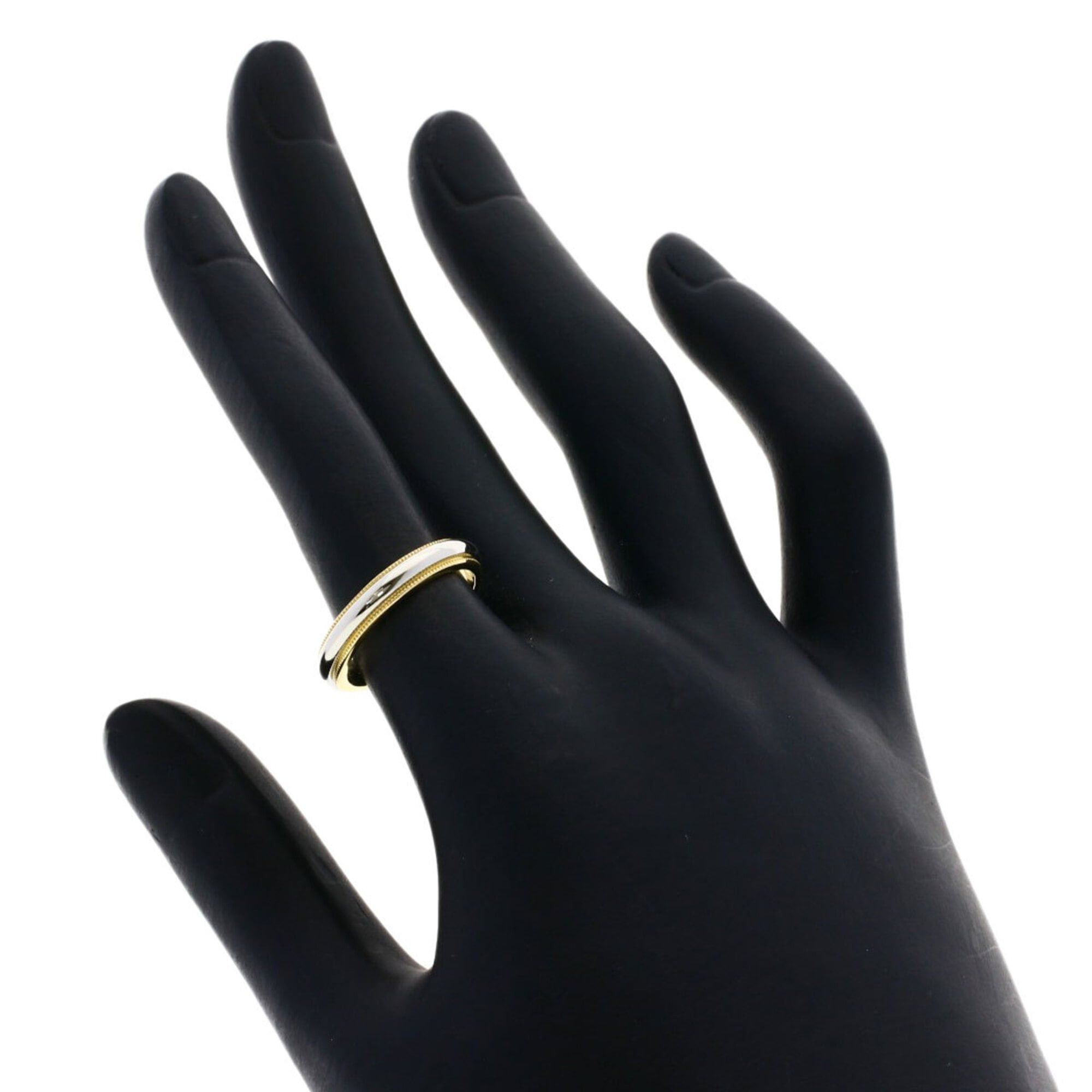 Tiffany & Co. Tiffany & Co. Milgrain Ring, Platinum PT950/18K Yellow Gold, Women's. Size ONE SIZE - 5 Thumbnail