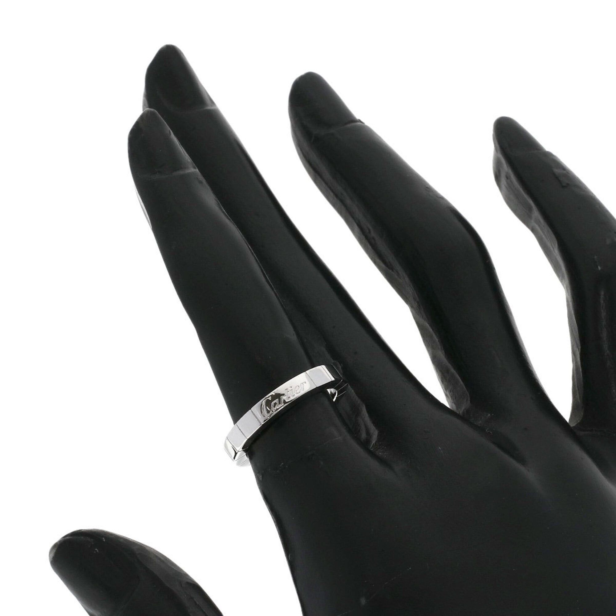 Cartier Cartier Lanieres #48 Ring, 18K White Gold, Women's, CARTIER Size ONE SIZE - 5 Thumbnail