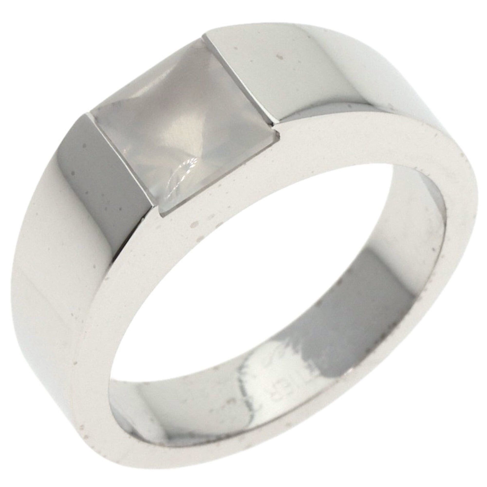 Cartier Cartier Tank Moonstone Ring #51, 18K White Gold, Women's. Size ONE SIZE - 2 Thumbnail