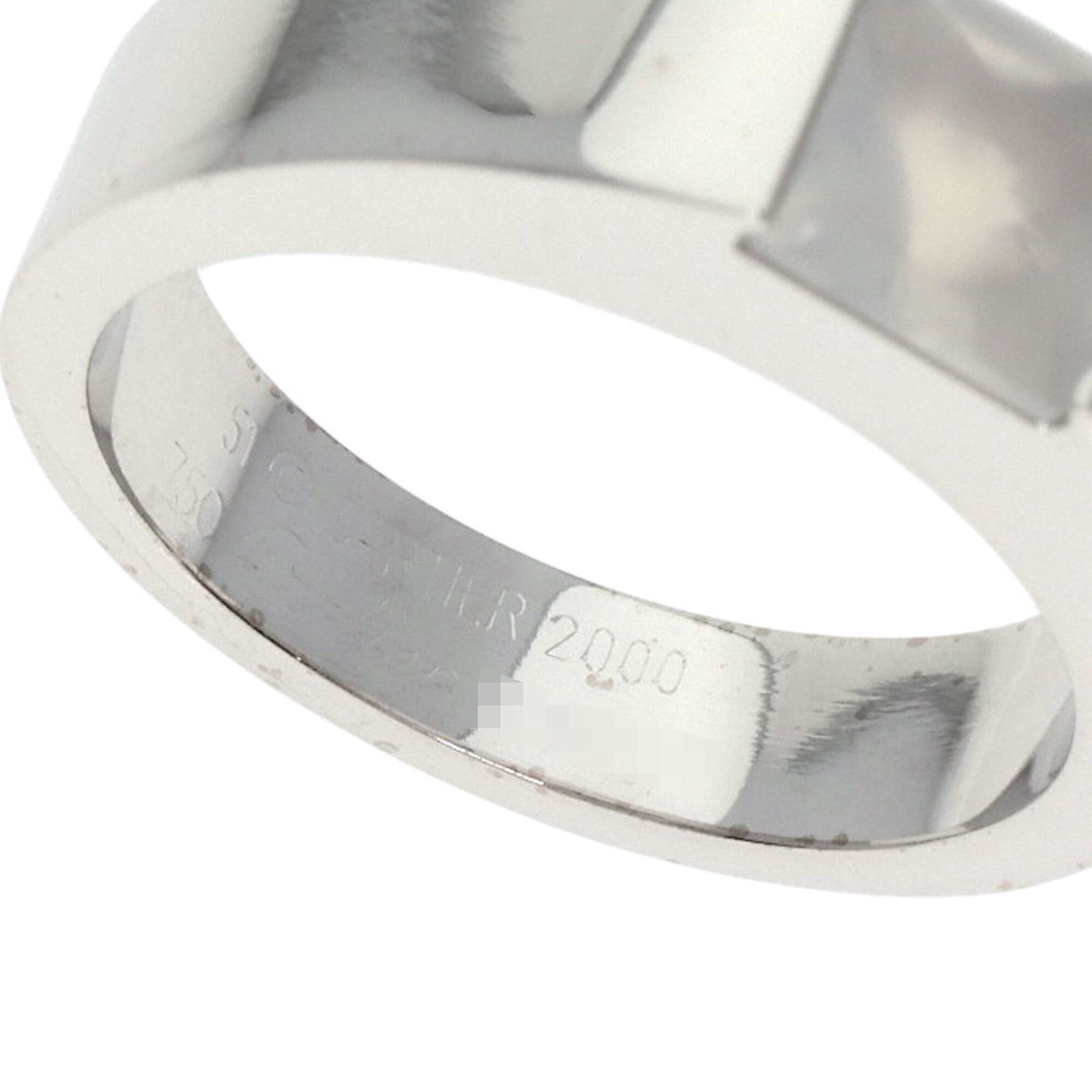 Cartier Cartier Tank Moonstone Ring #51, 18K White Gold, Women's. Size ONE SIZE - 6 Thumbnail