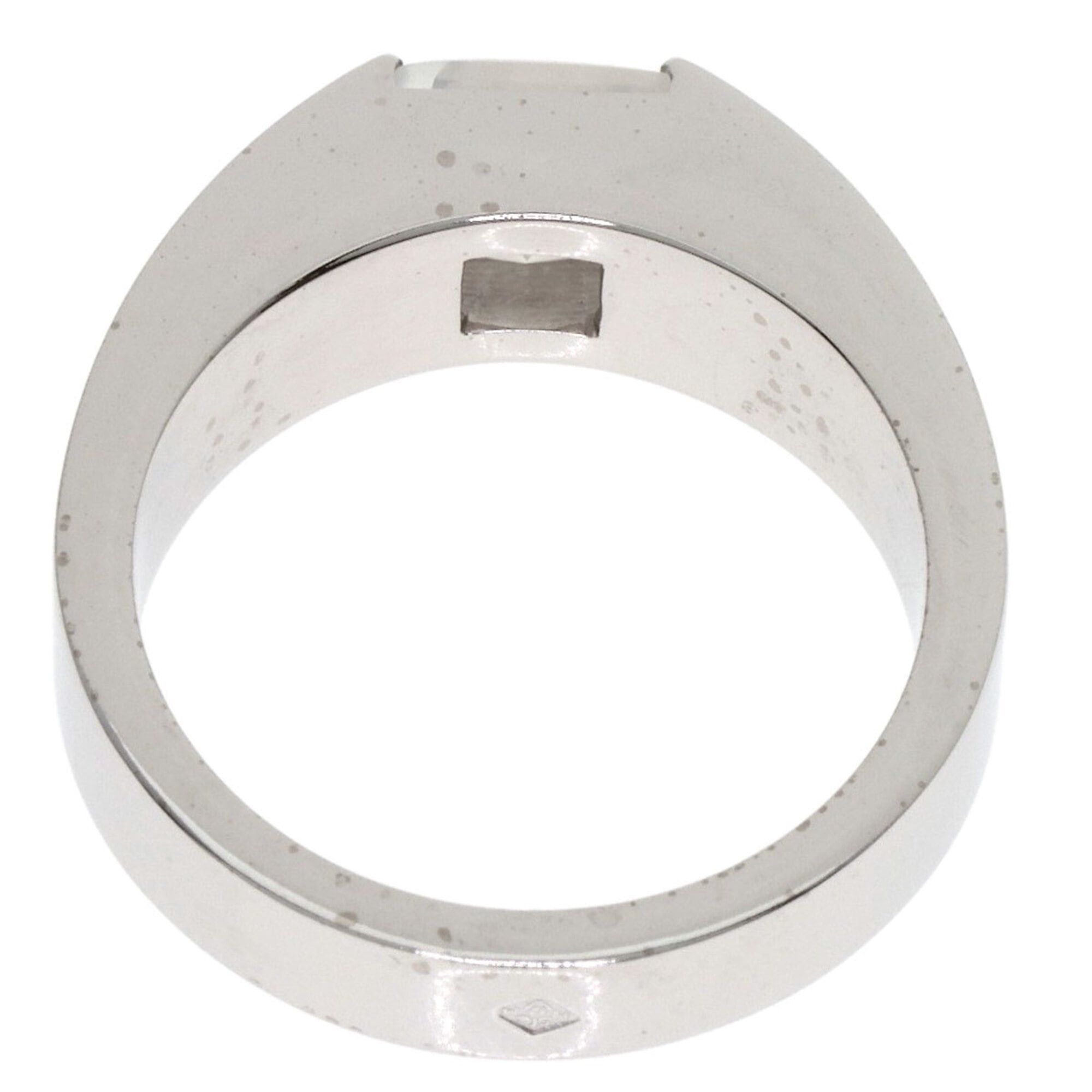Cartier Cartier Tank Moonstone Ring #51, 18K White Gold, Women's. Size ONE SIZE - 4 Thumbnail