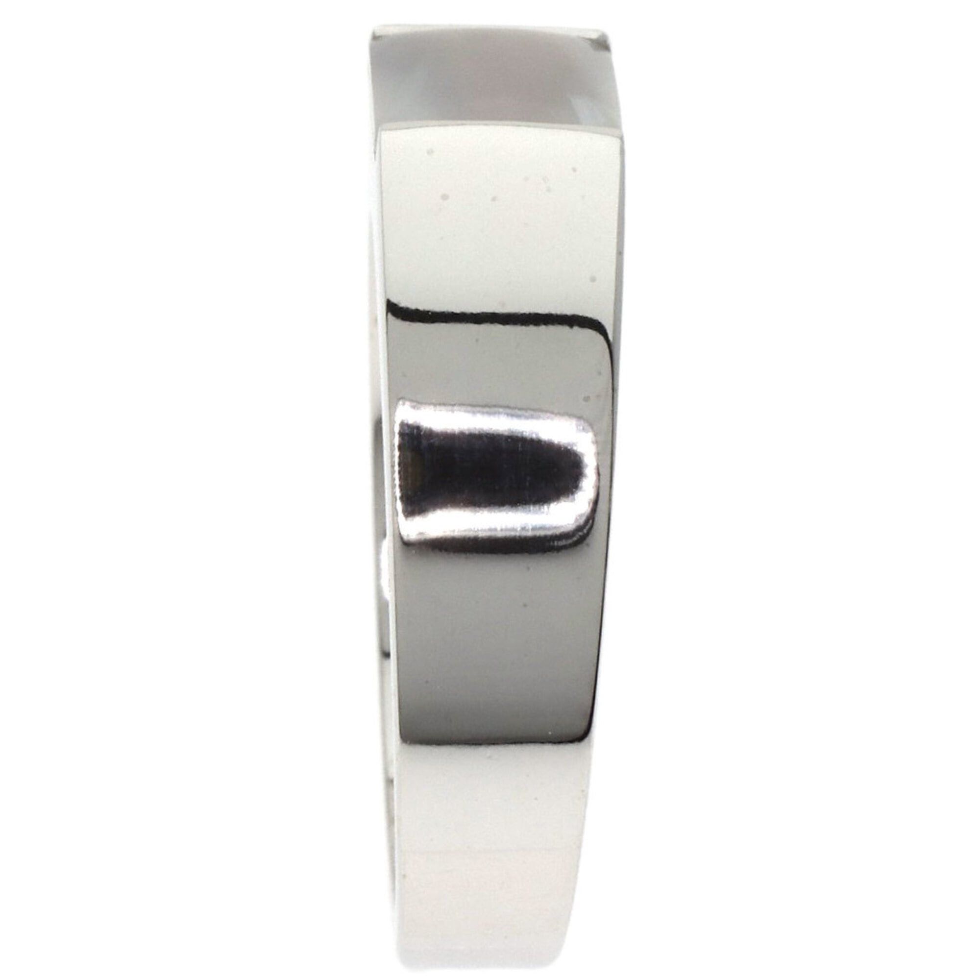 Cartier Cartier Tank Moonstone Ring #51, 18K White Gold, Women's. Size ONE SIZE - 3 Thumbnail