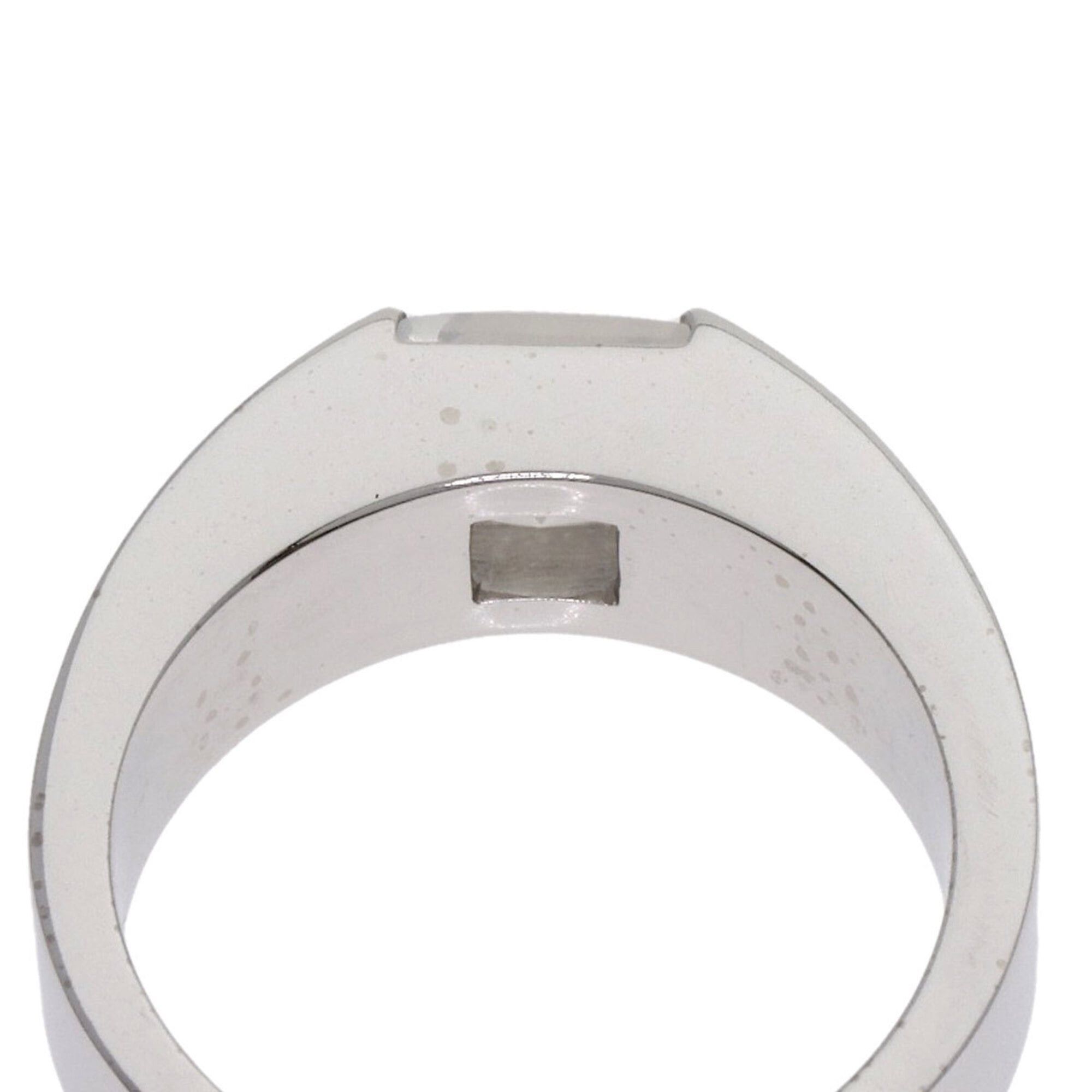 Cartier Cartier Tank Moonstone Ring #51, 18K White Gold, Women's. Size ONE SIZE - 10 Thumbnail