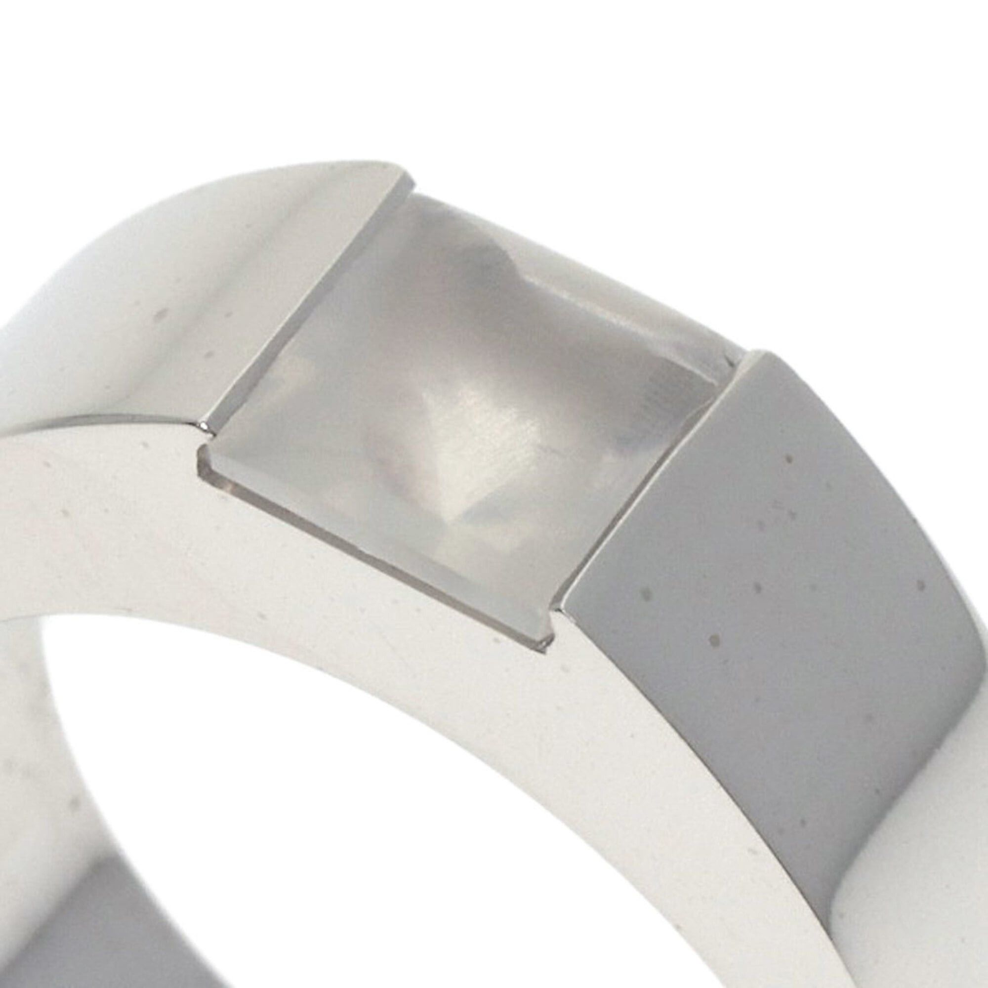 Cartier Cartier Tank Moonstone Ring #51, 18K White Gold, Women's. Size ONE SIZE - 9 Thumbnail