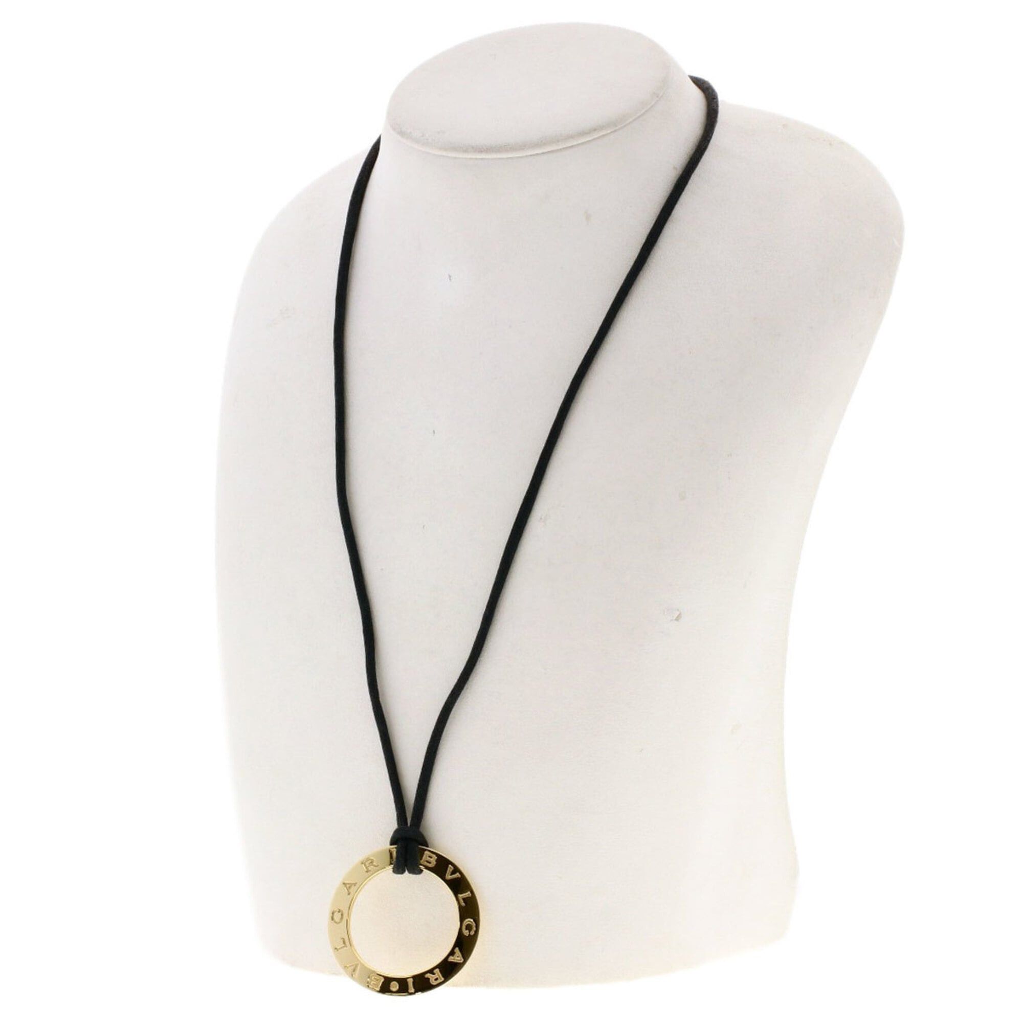 Bvlgari Bulgari Logo Circle Necklace, 18K Yellow Gold, Women's BVLGARI Size ONE SIZE - 7 Thumbnail