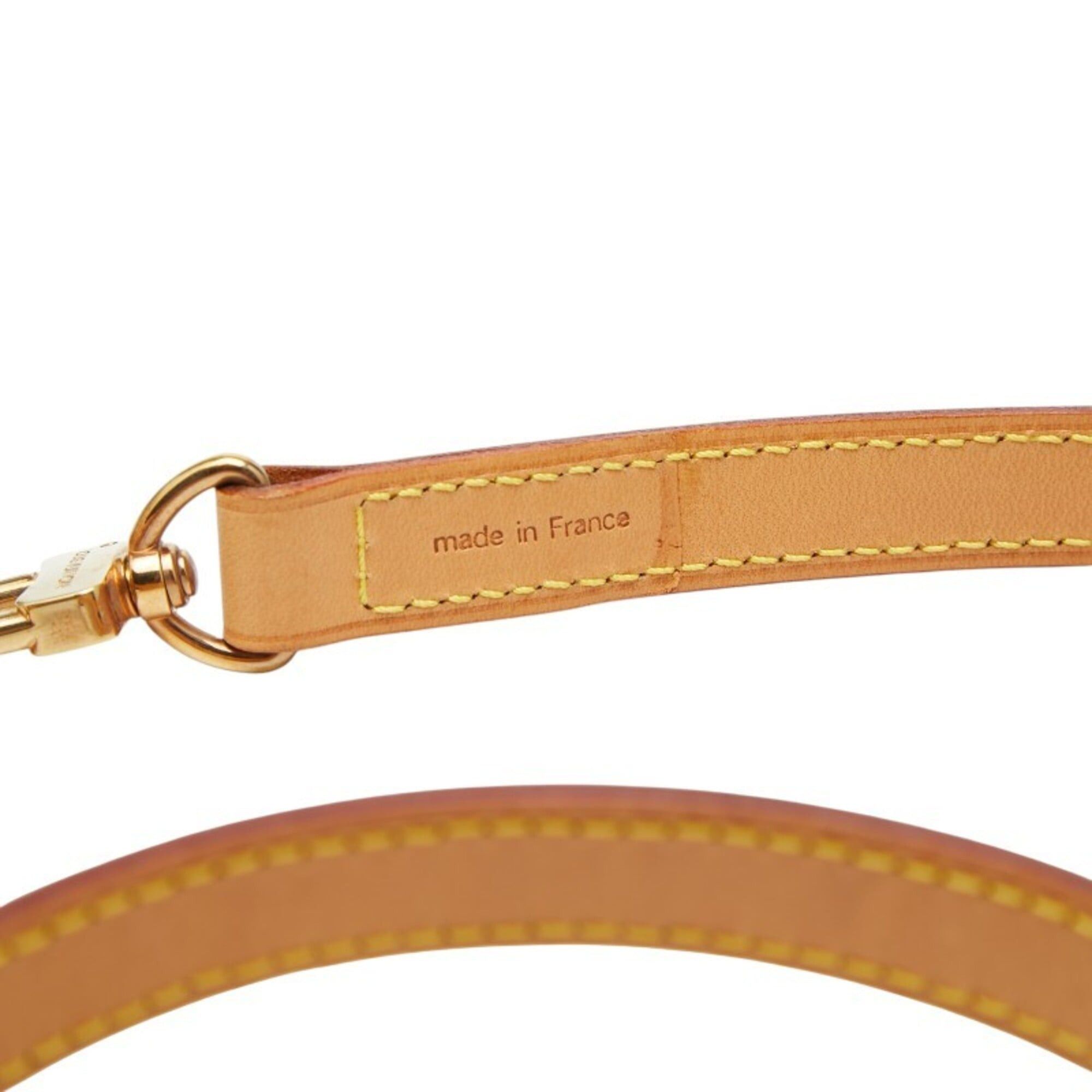 Louis Vuitton Louis Vuitton Shoulder Strap, Beige Leather, Women's LOUIS VUITTON Size ONE SIZE - 7 Thumbnail