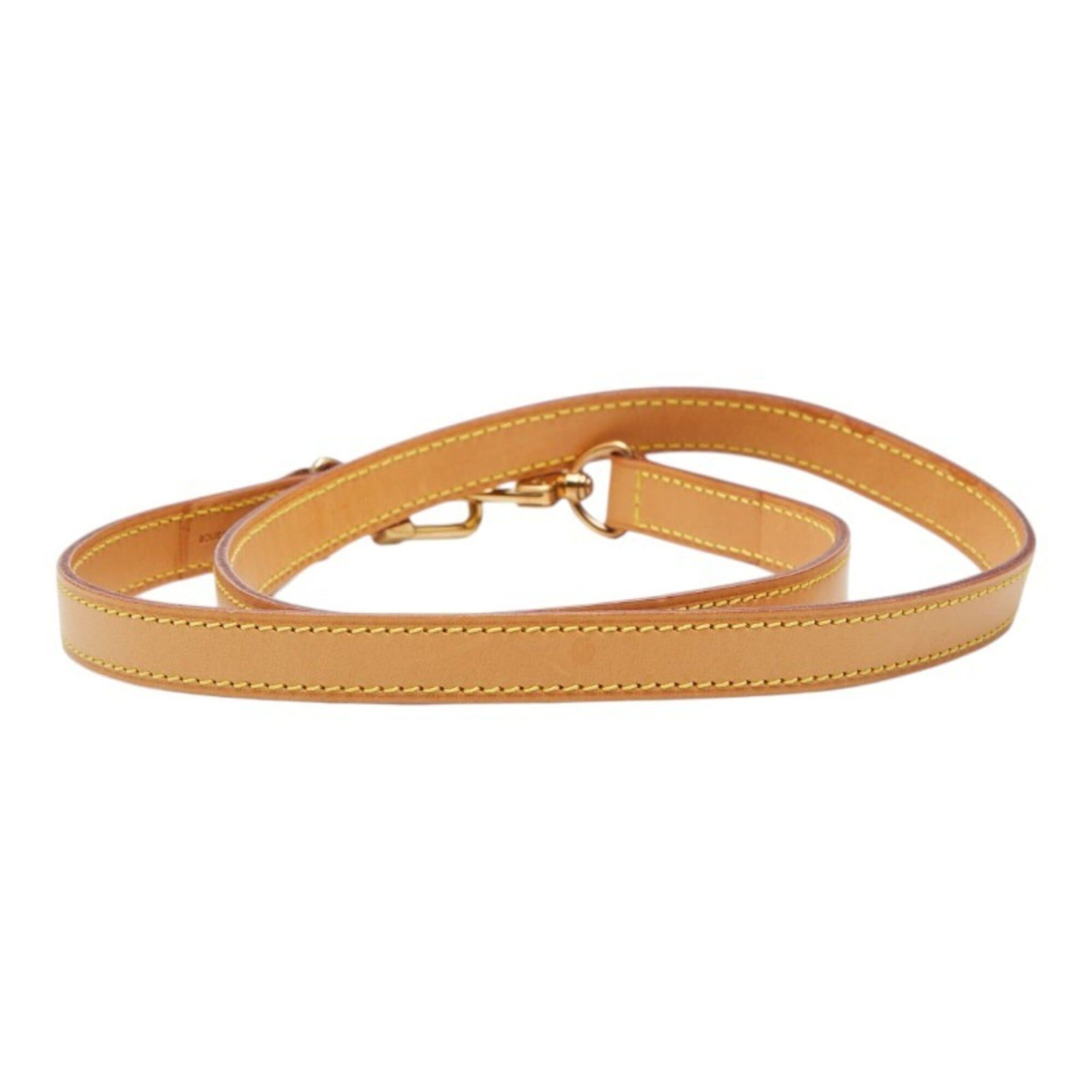 Louis Vuitton Louis Vuitton Shoulder Strap, Beige Leather, Women's LOUIS VUITTON Size ONE SIZE - 3 Thumbnail