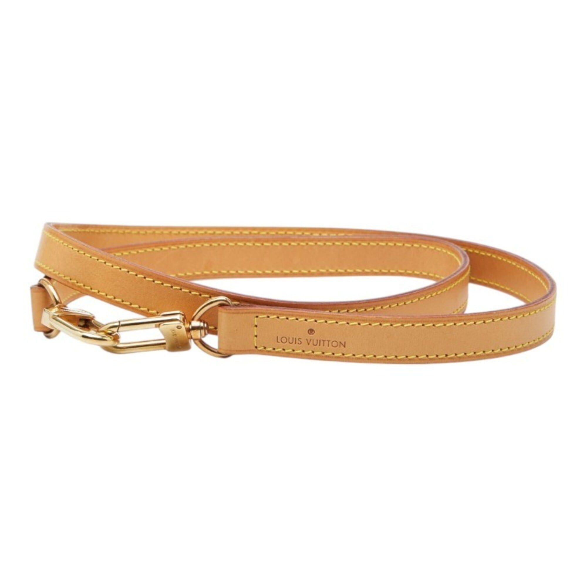Louis Vuitton Louis Vuitton Shoulder Strap, Beige Leather, Women's LOUIS VUITTON Size ONE SIZE - 2 Thumbnail