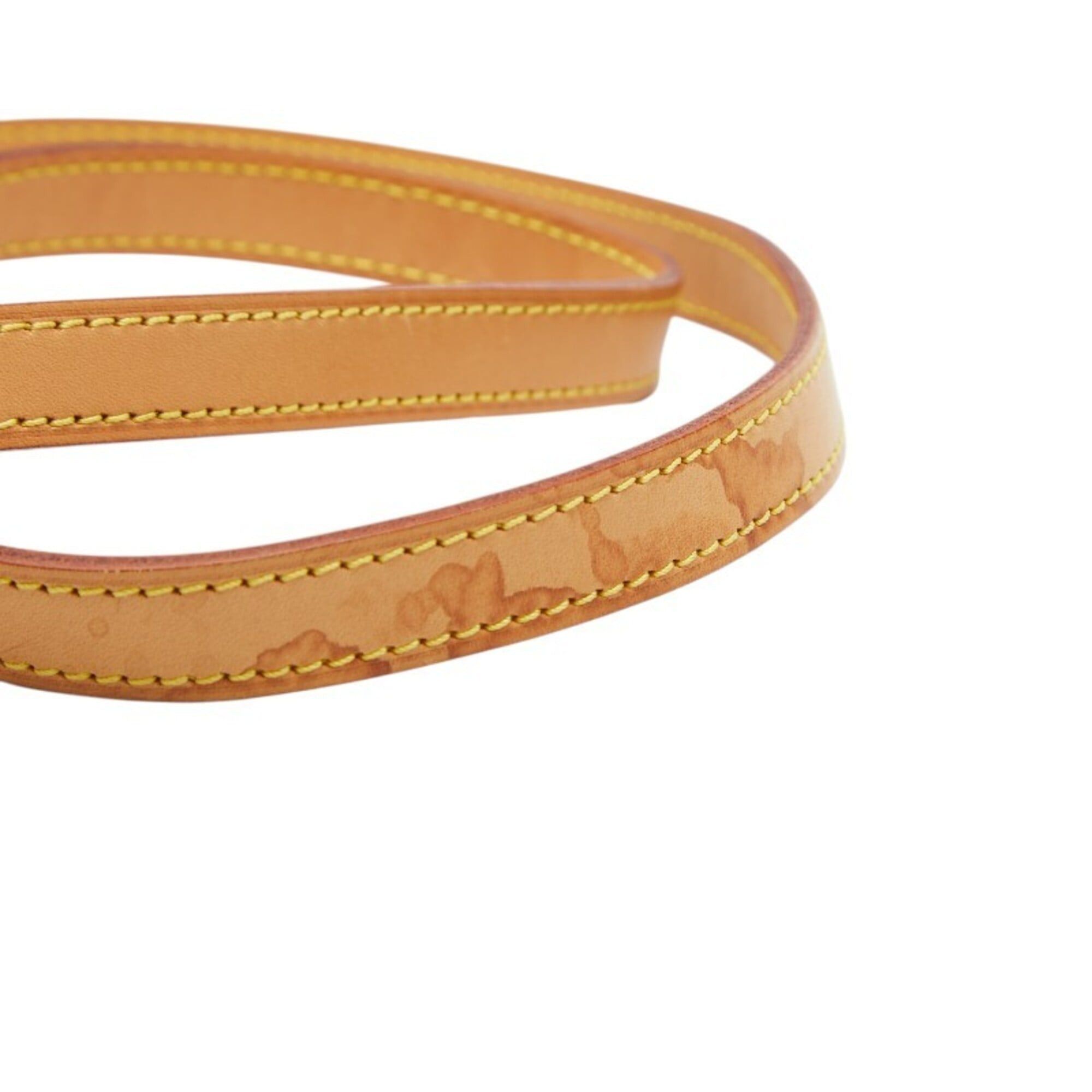 Louis Vuitton Louis Vuitton Shoulder Strap, Beige Leather, Women's LOUIS VUITTON Size ONE SIZE - 5 Thumbnail