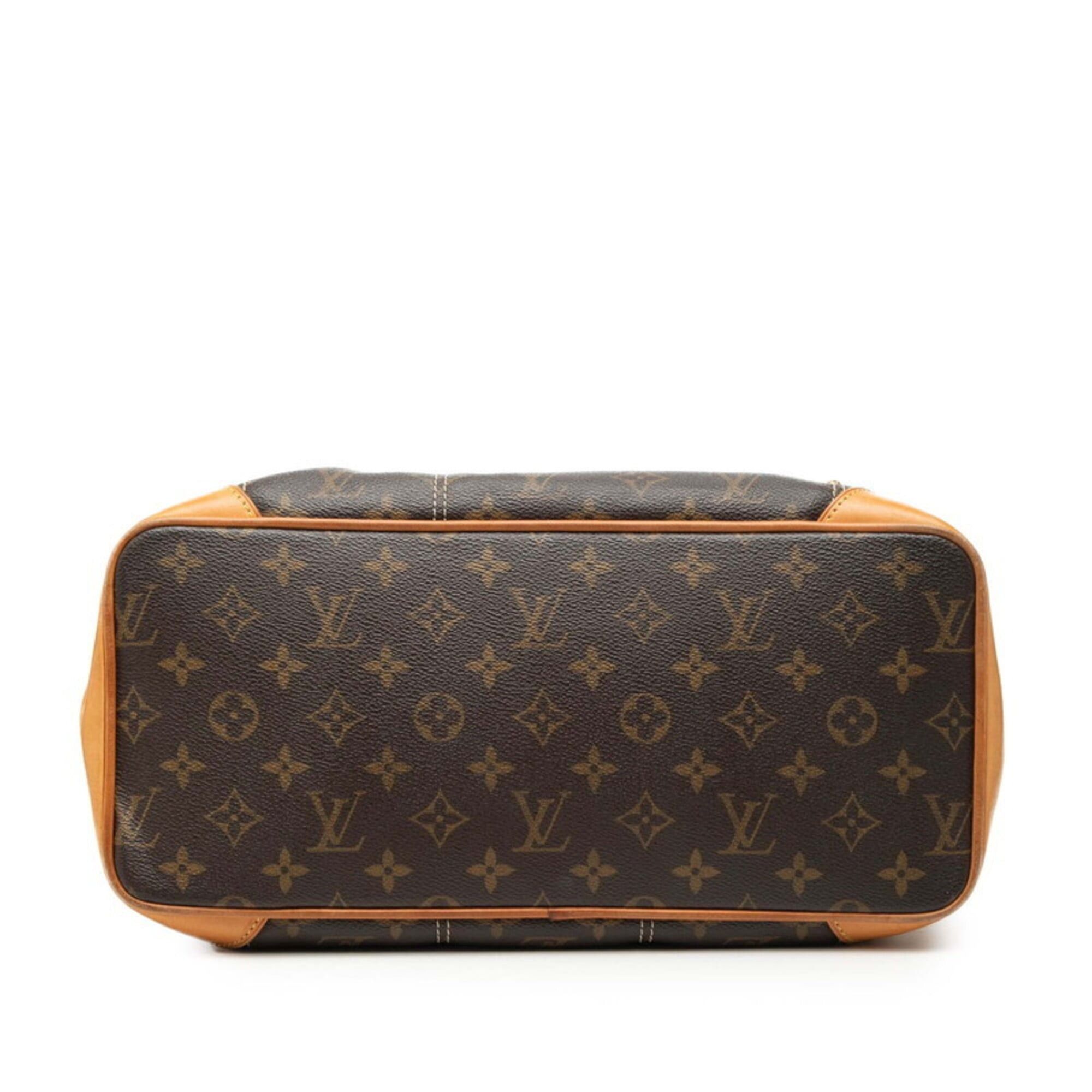 Louis Vuitton Louis Vuitton Monogram Rivet Handbag Shoulder Bag M40140 Brown Leather Women's LOUIS VUITTON Size ONE SIZE - 3 Thumbnail