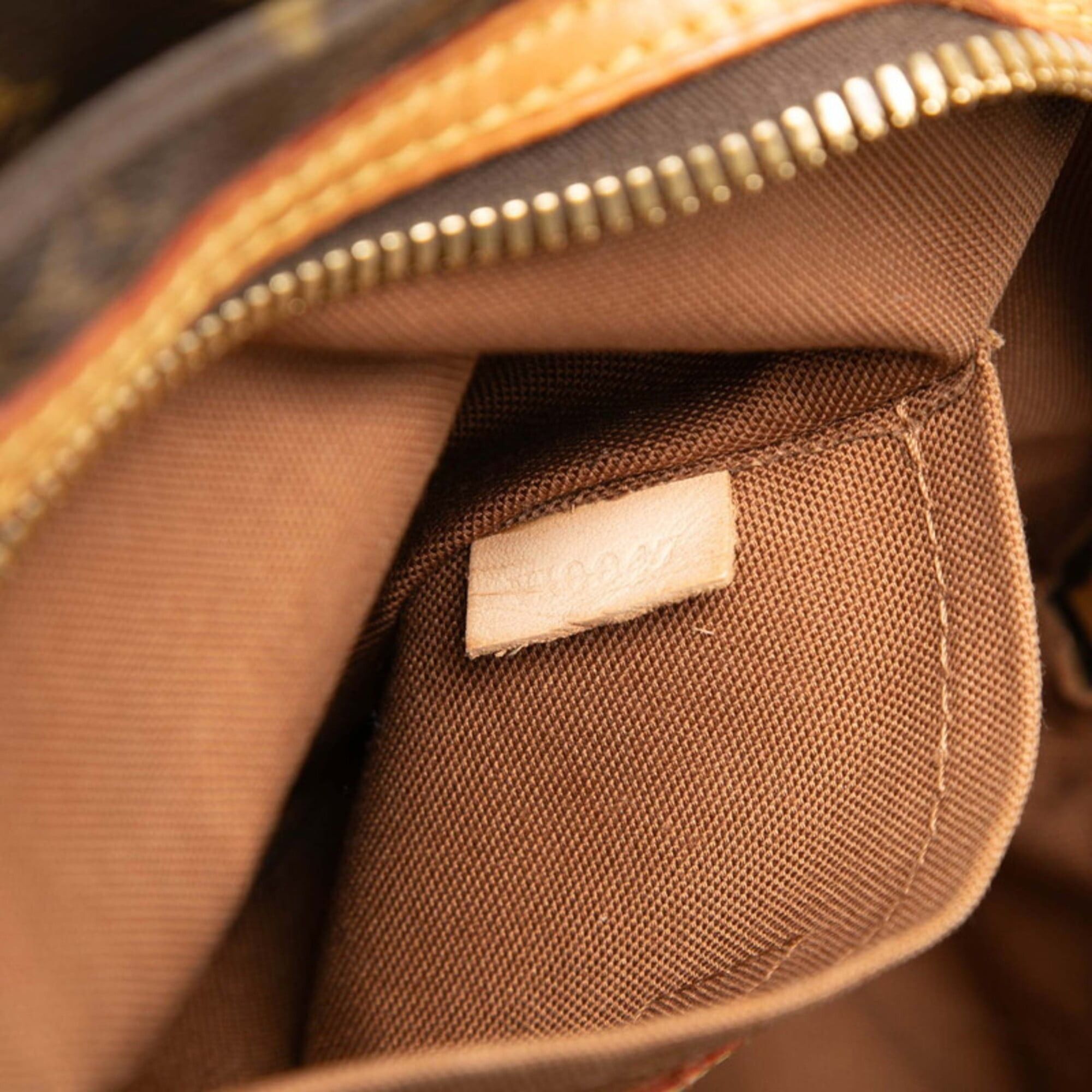 Louis Vuitton Louis Vuitton Monogram Rivet Handbag Shoulder Bag M40140 Brown Leather Women's LOUIS VUITTON Size ONE SIZE - 6 Thumbnail