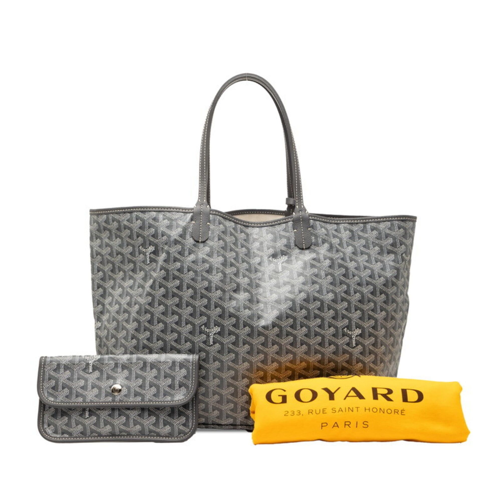 Goyard Goyard Saint Louis PM Tote Bag Shoulder Gray Leather Women's GOYARD Size ONE SIZE - 7 Thumbnail