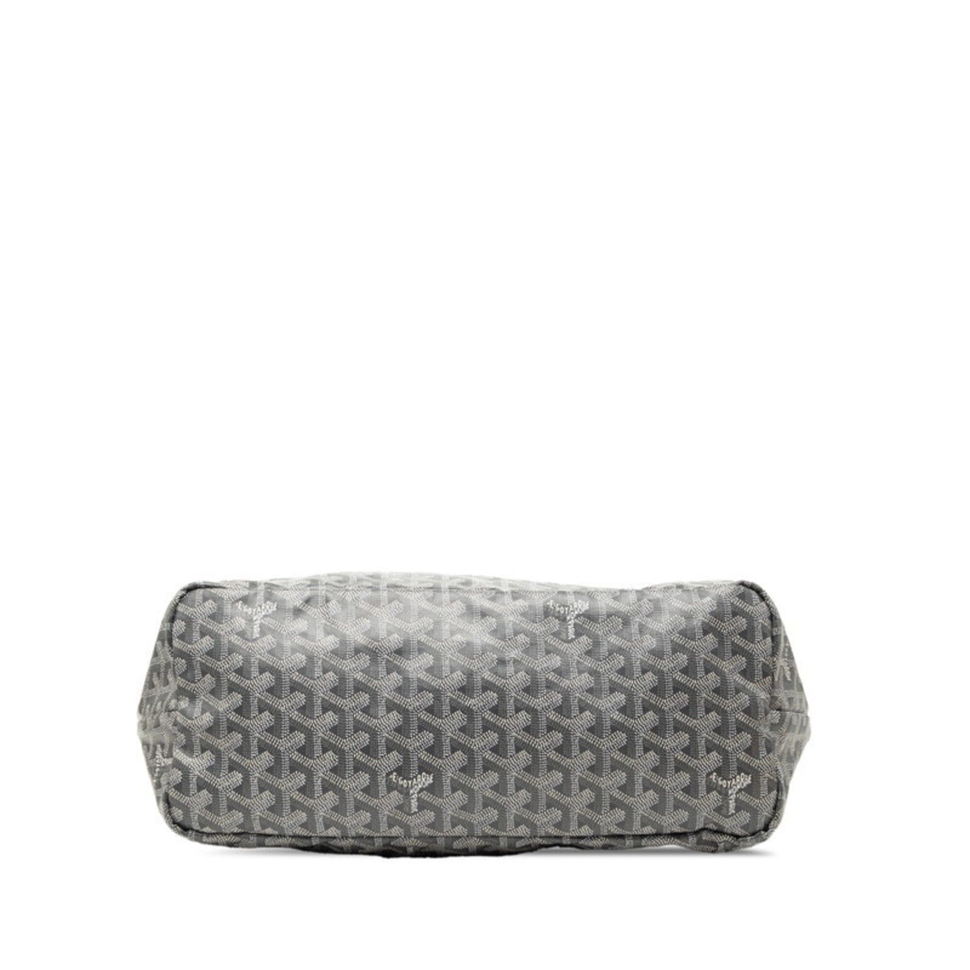 Goyard Goyard Saint Louis PM Tote Bag Shoulder Gray Leather Women's GOYARD Size ONE SIZE - 3 Thumbnail