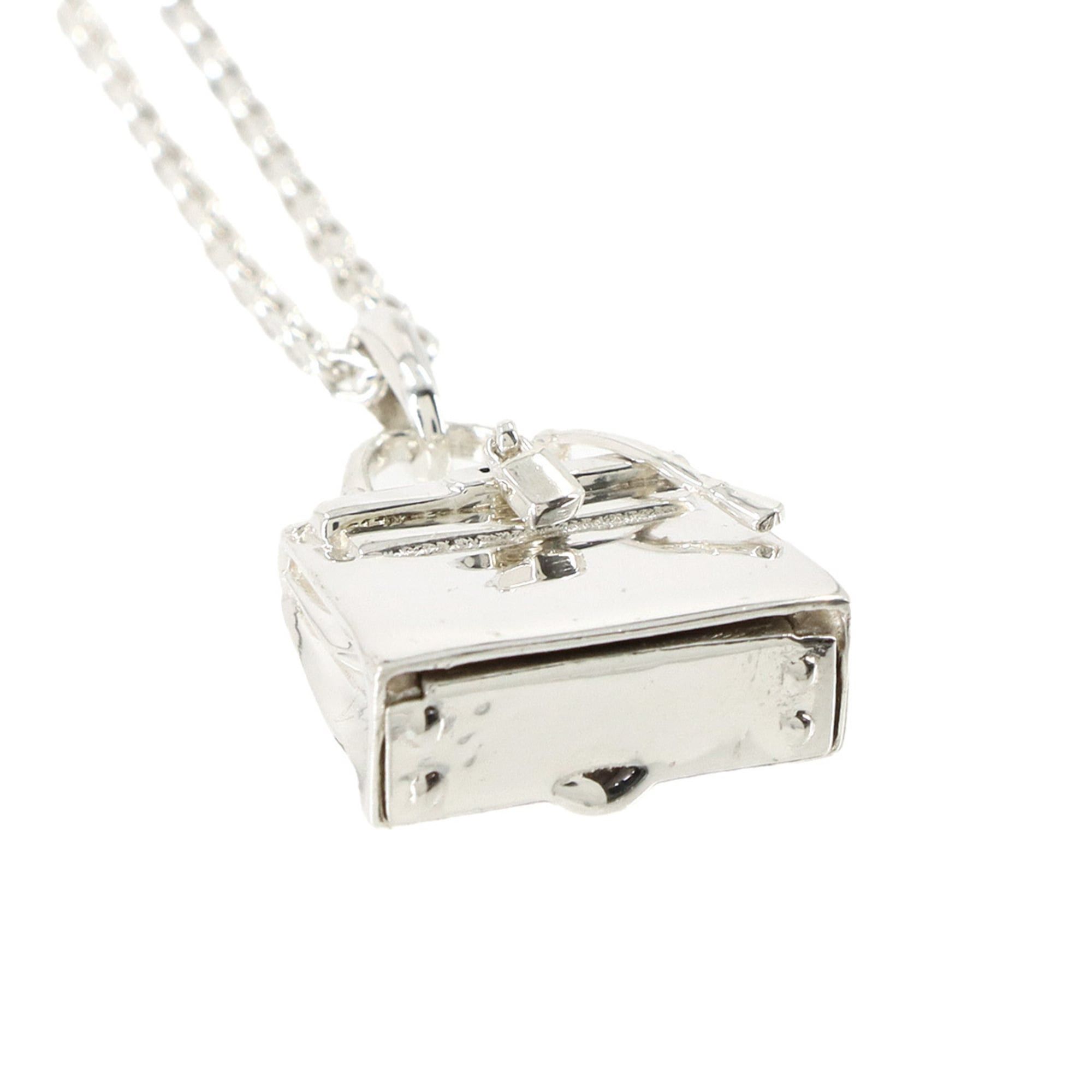 Hermes Hermes Kelly Necklace Pendant SV 925 Silver Argent Size ONE SIZE - 4 Thumbnail