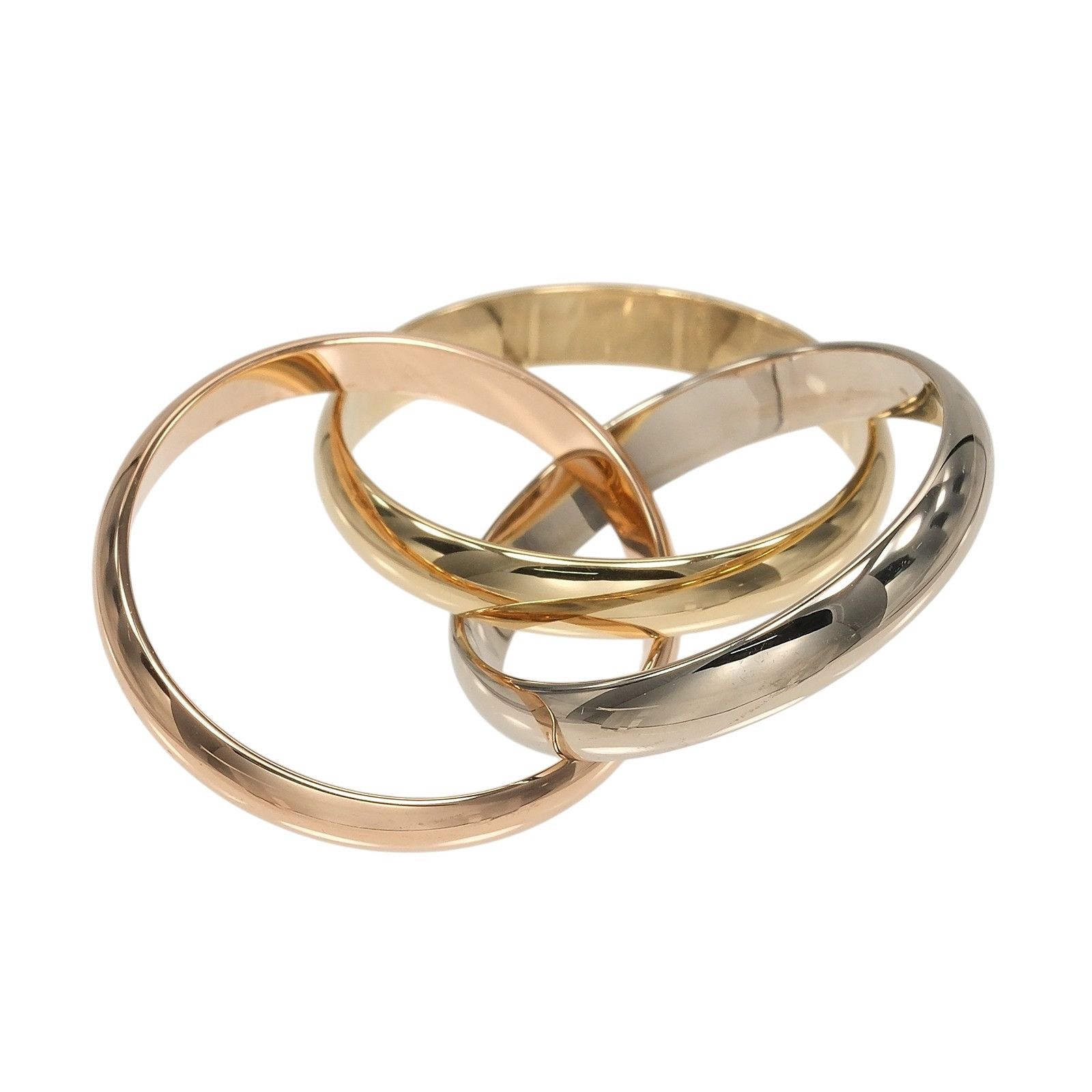 Cartier Cartier Cartier Trinity Au750 Ring Size 14 Precious Metal Ring DUTY FREE for USA Size ONE SIZE - 8 Thumbnail