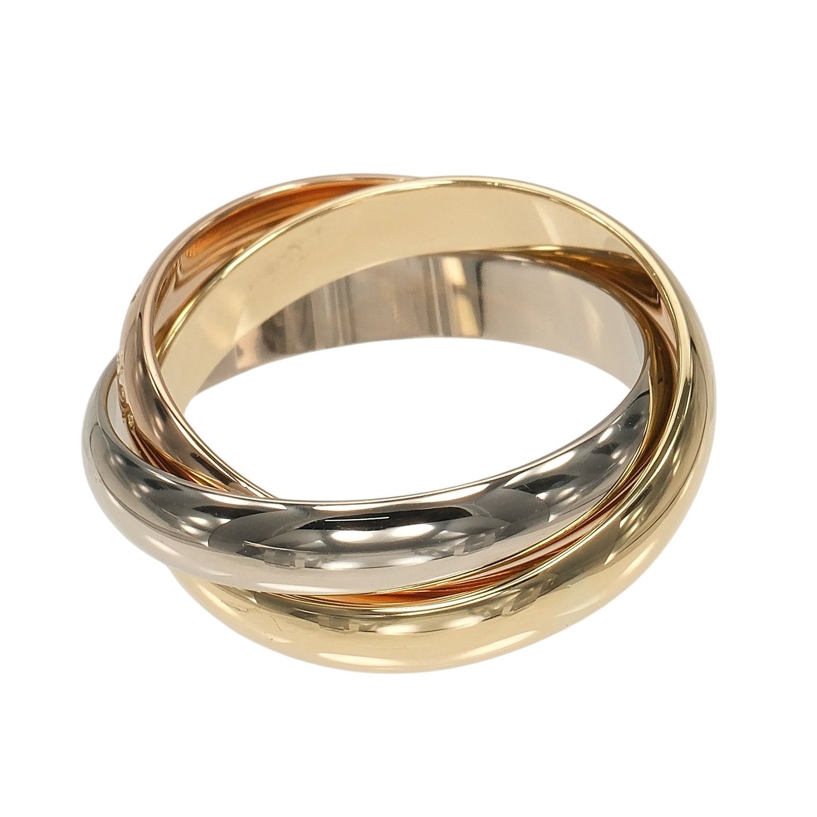 Cartier Cartier Cartier Trinity Au750 Ring Size 10 Precious Metal Ring DUTY FREE for USA Size ONE SIZE - 3 Thumbnail