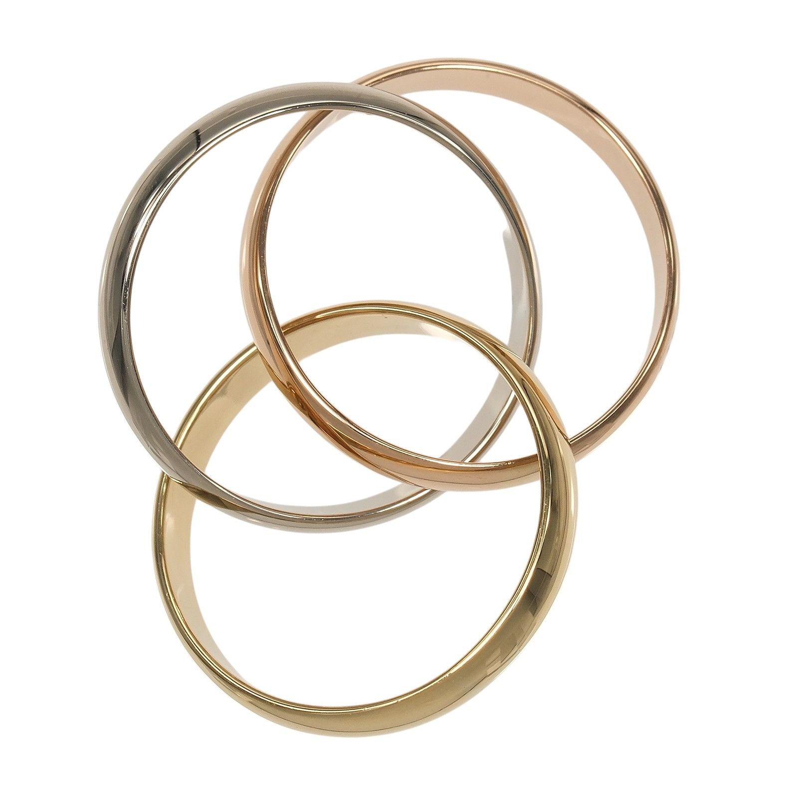 Cartier Cartier Cartier Trinity Au750 Ring Size 10 Precious Metal Ring DUTY FREE for USA Size ONE SIZE - 8 Thumbnail