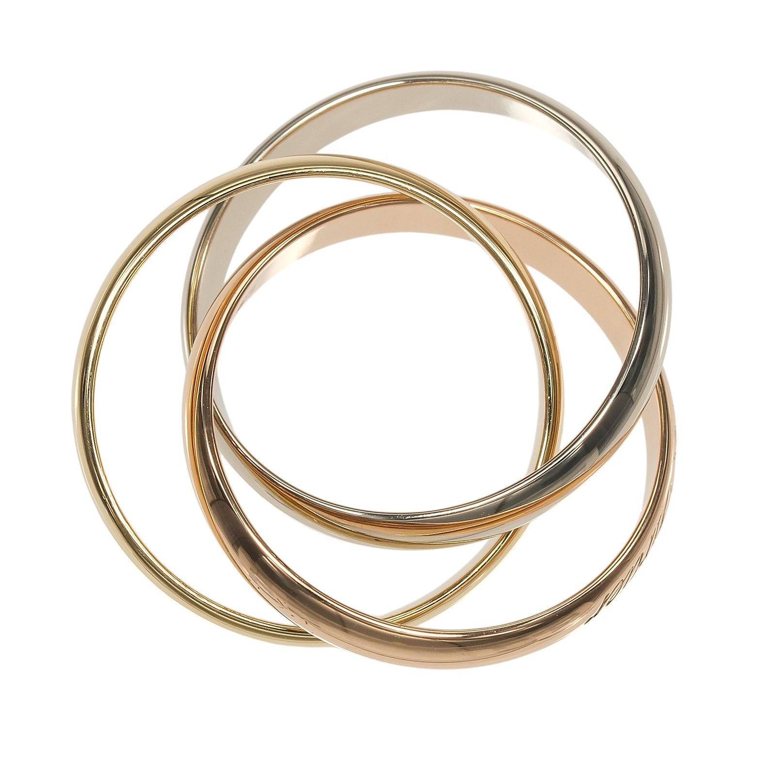 Cartier Cartier Cartier Trinity Au750 Ring Size 12 Precious Metal Ring DUTY FREE for USA Size ONE SIZE - 8 Thumbnail