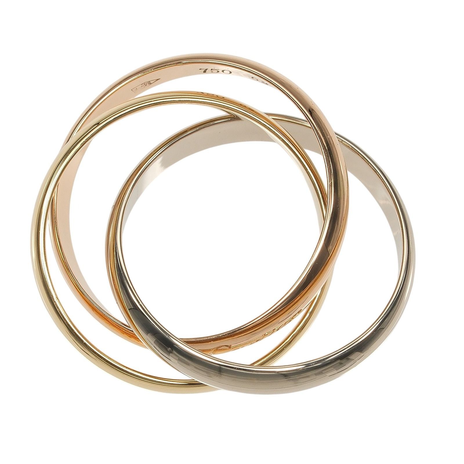 Cartier Cartier Cartier Trinity Au750 Ring Size 12 Precious Metal Ring DUTY FREE for USA Size ONE SIZE - 7 Thumbnail