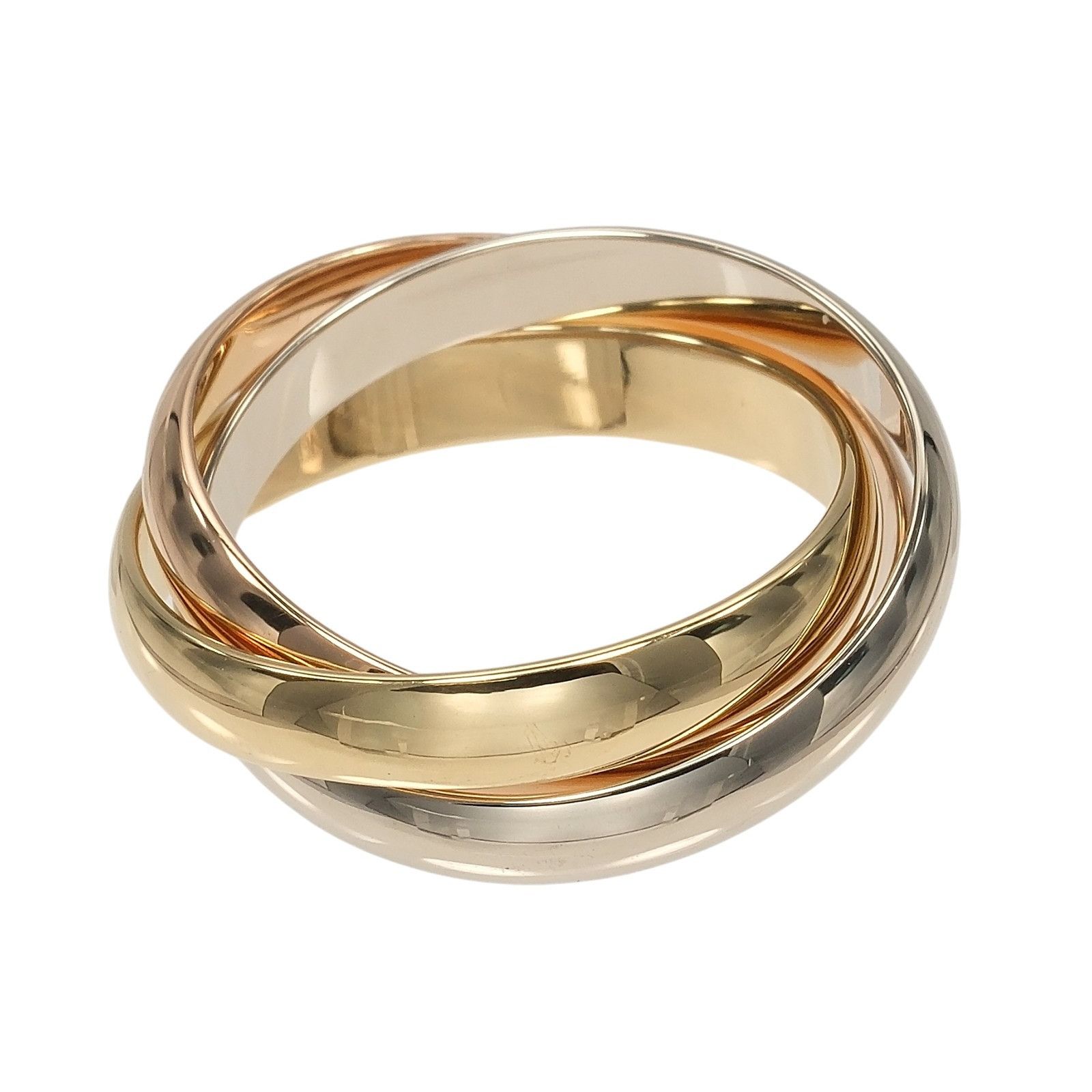 Cartier Cartier Cartier Trinity Au750 Ring Size 12 Precious Metal Ring DUTY FREE for USA Size ONE SIZE - 3 Thumbnail
