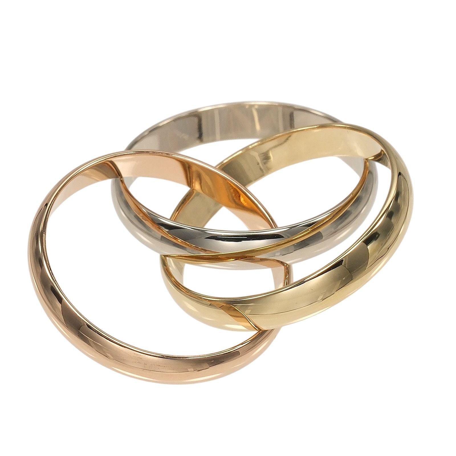Cartier Cartier Cartier Trinity Au750 Ring Size 12 Precious Metal Ring DUTY FREE for USA Size ONE SIZE - 6 Thumbnail