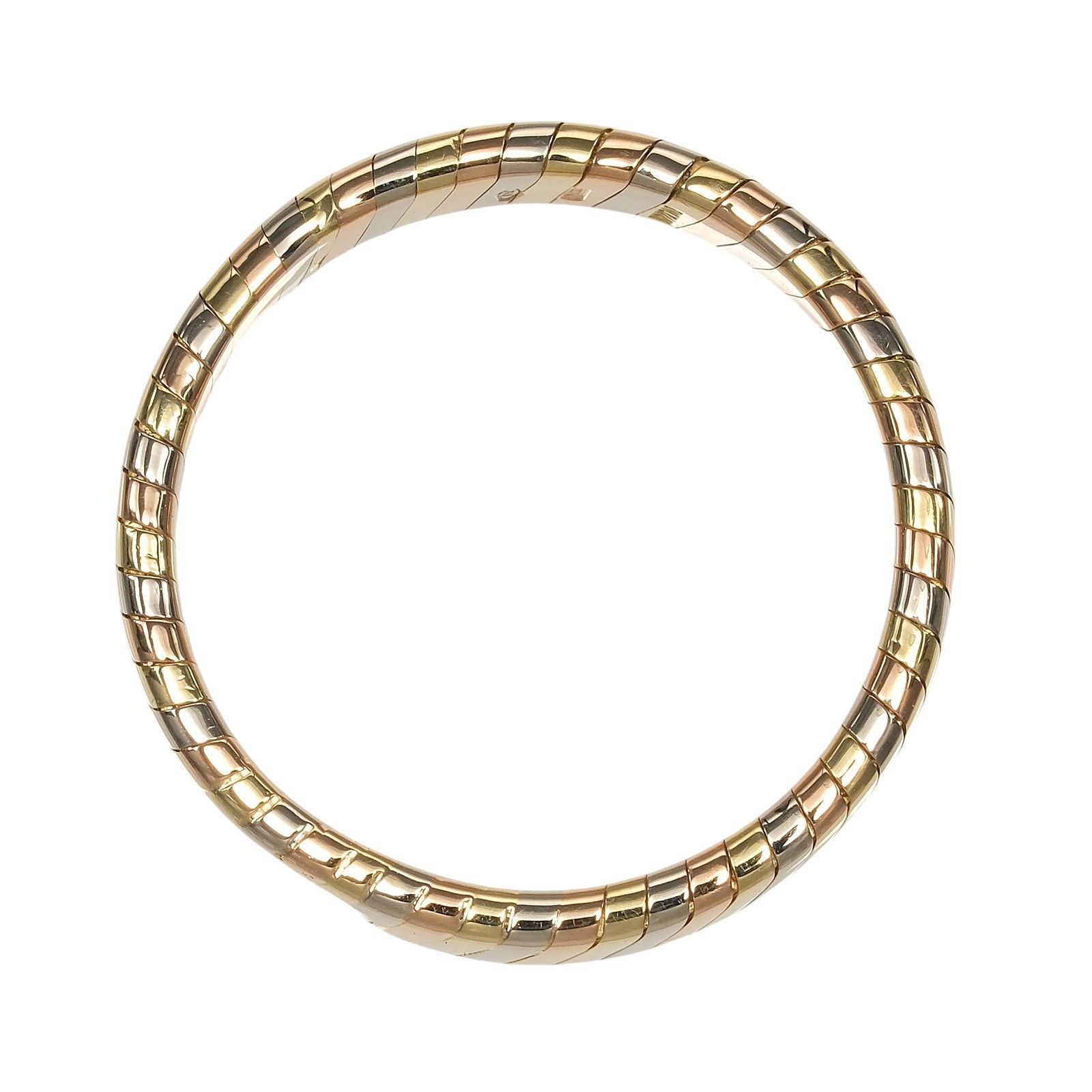 Bvlgari Bvlgari Bvlgari Tubogas Au750 Ring Size 17.5 Precious Metal Ring DUTY FREE for USA Size ONE SIZE - 8 Thumbnail