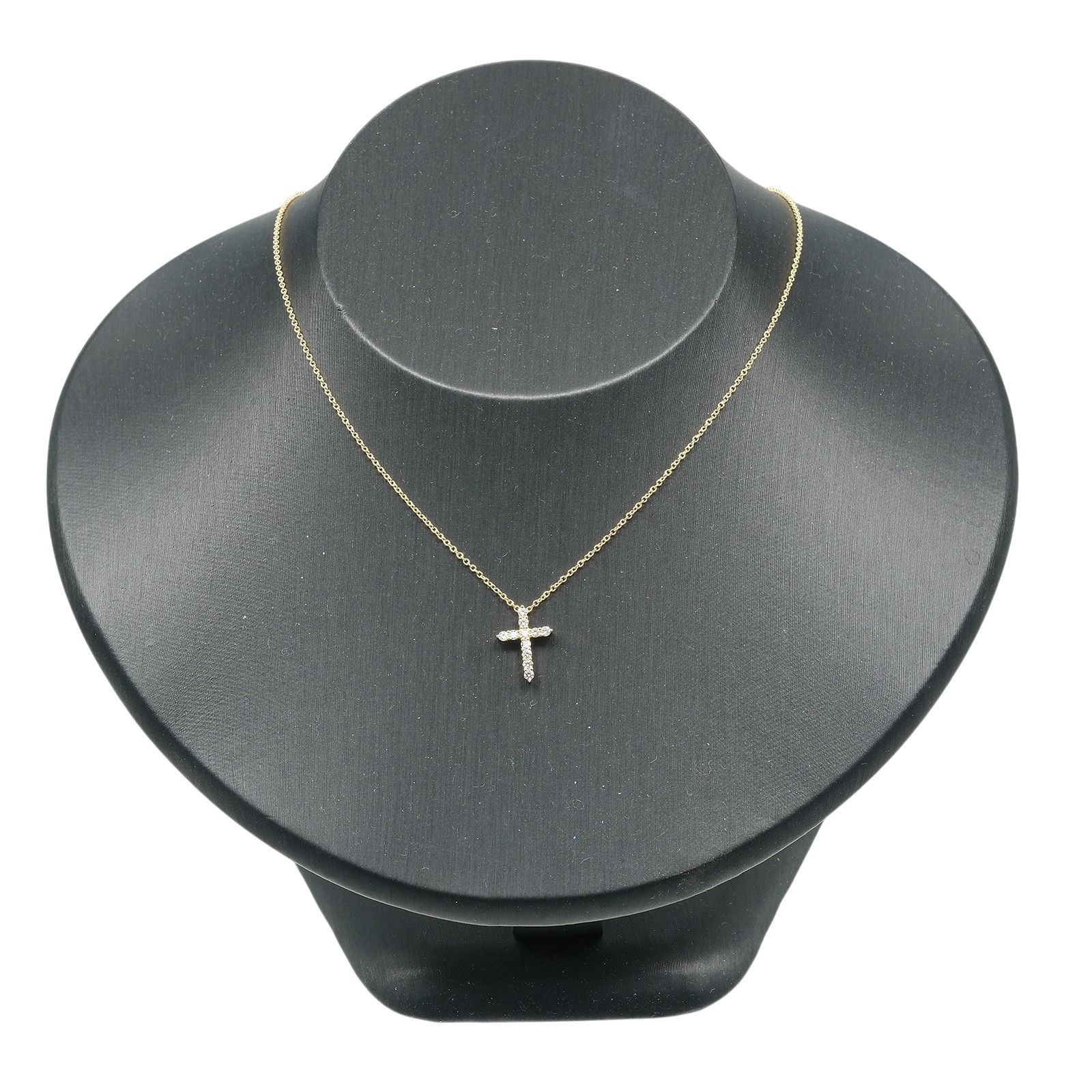 Tiffany & Co. Tiffany & Co. Tiffany&Co. Cross XS Au750 Diamond Necklace Precious Metal Necklace DUTY FREE for USA Size ONE SIZE - 2 Thumbnail