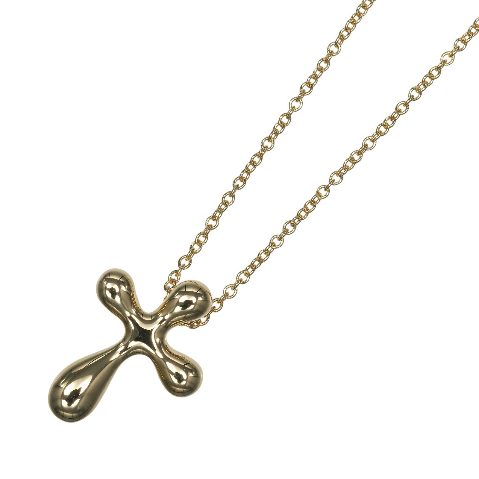 Tiffany & Co. Tiffany & Co. Tiffany & Co. Small Cross Au750 Necklace Precious Metal Necklace DUTY FREE for USA Size ONE SIZE - 3 Thumbnail