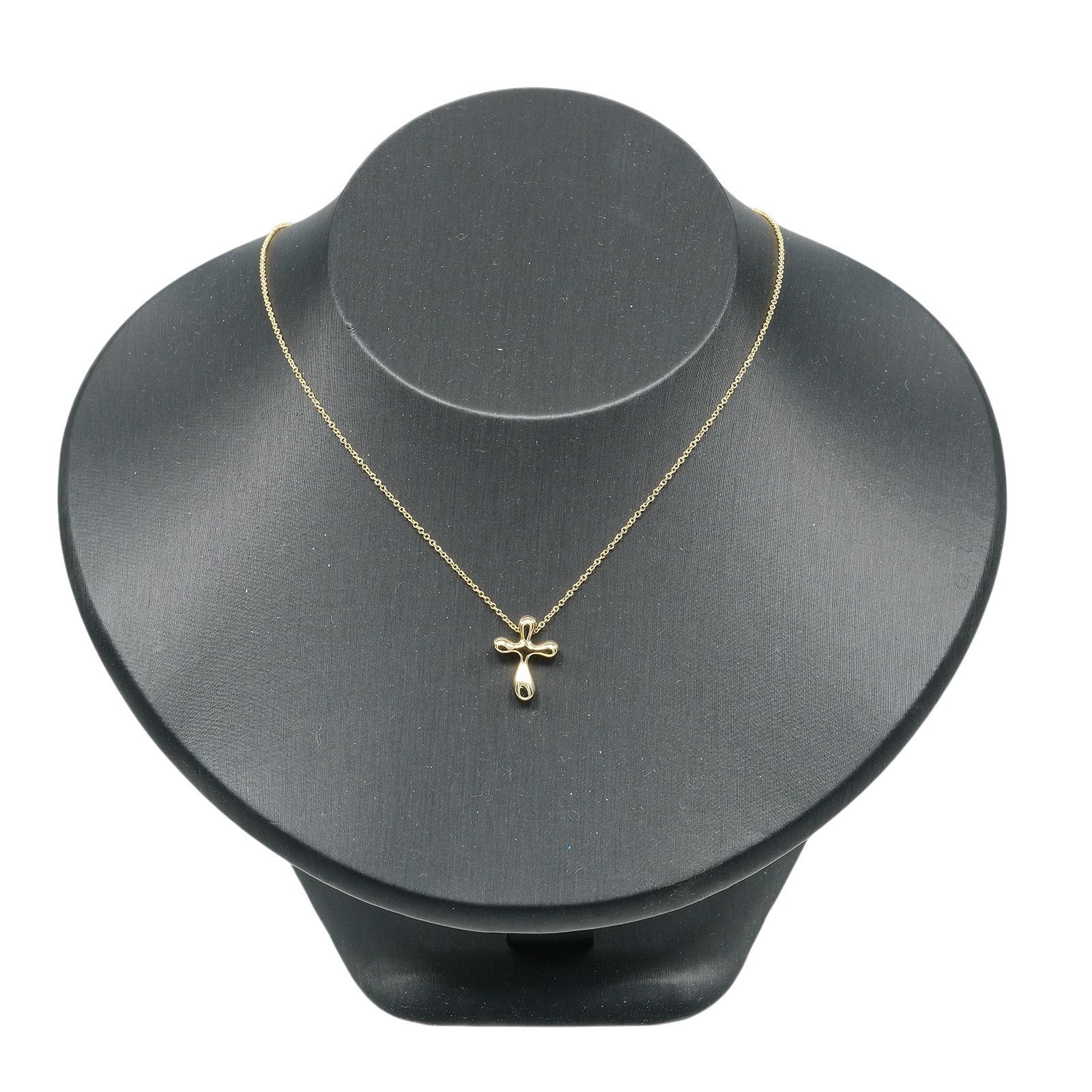 Tiffany & Co. Tiffany & Co. Tiffany & Co. Small Cross Au750 Necklace Precious Metal Necklace DUTY FREE for USA Size ONE SIZE - 2 Thumbnail