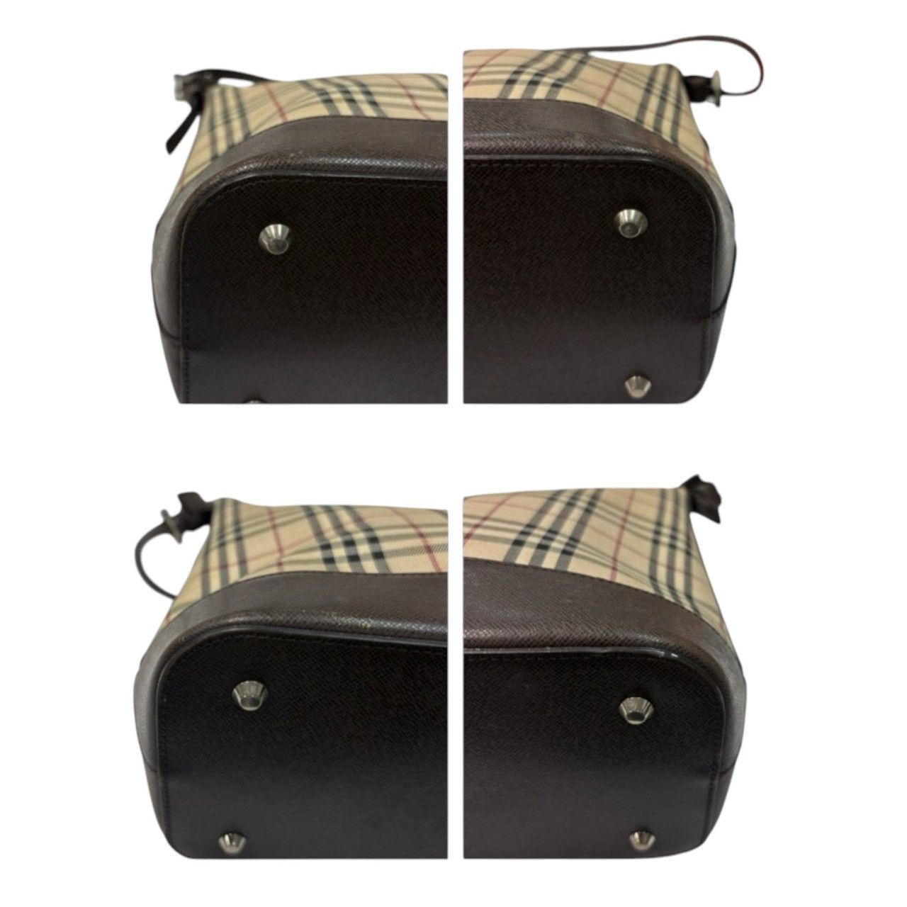 Burberry Burberry Burberry Canvas Leather Shoulder Bag Textile Shoulder Bag DUTY FREE for USA Size ONE SIZE - 10 Thumbnail