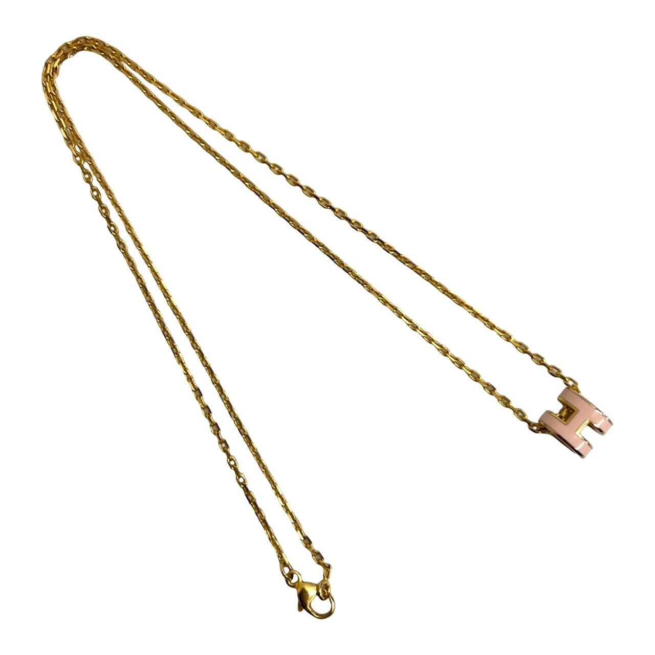 Hermes Hermes Hermes Mini Pop H Necklace Metal Necklace DUTY FREE for USA Size ONE SIZE - 3 Thumbnail