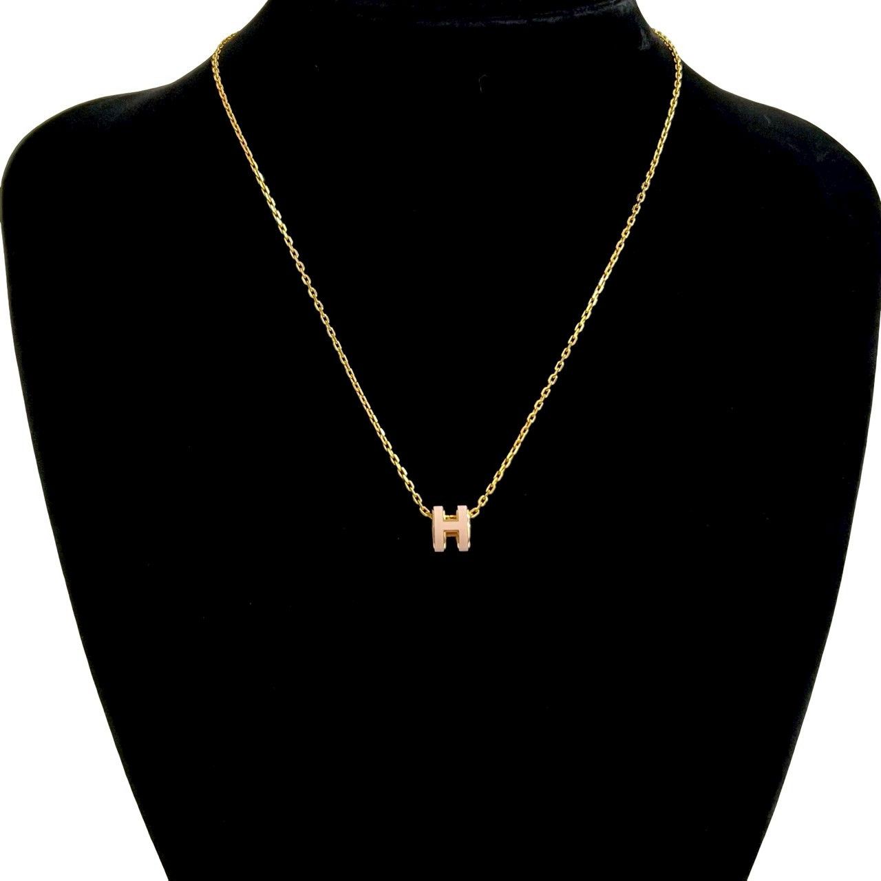 Hermes Hermes Hermes Mini Pop H Necklace Metal Necklace DUTY FREE for USA Size ONE SIZE - 4 Thumbnail