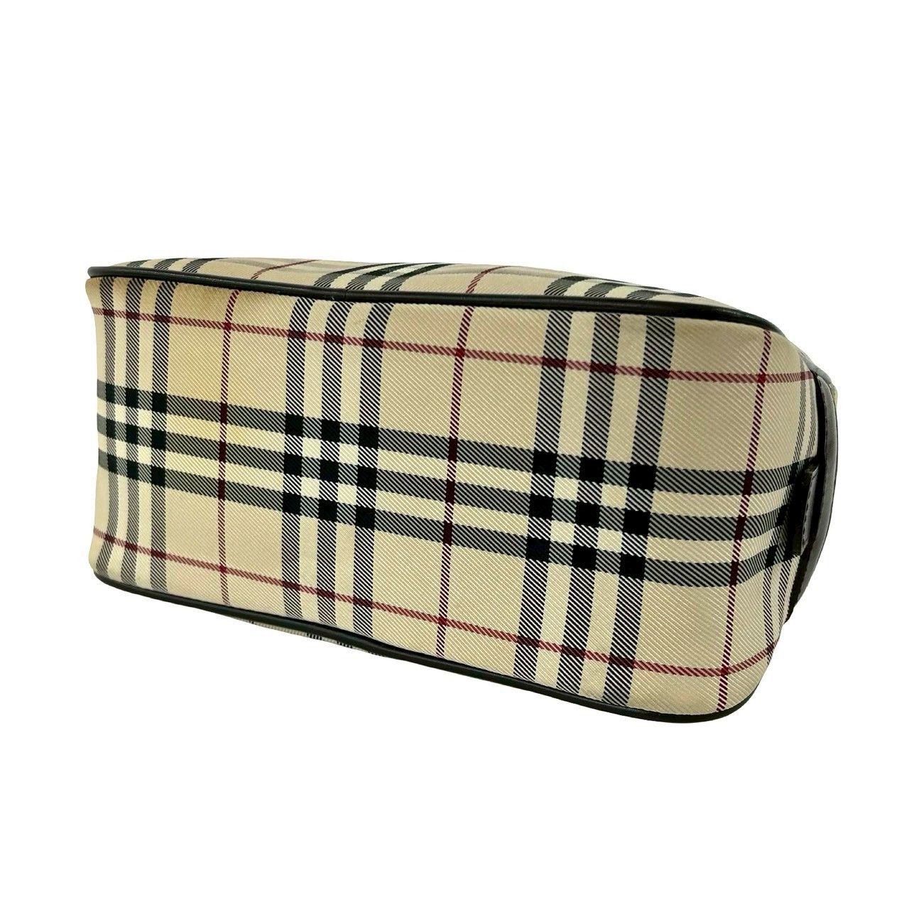 Burberry Burberry Burberry Leather Canvas Boston Bag Leather Handbag DUTY FREE for USA Size ONE SIZE - 9 Thumbnail