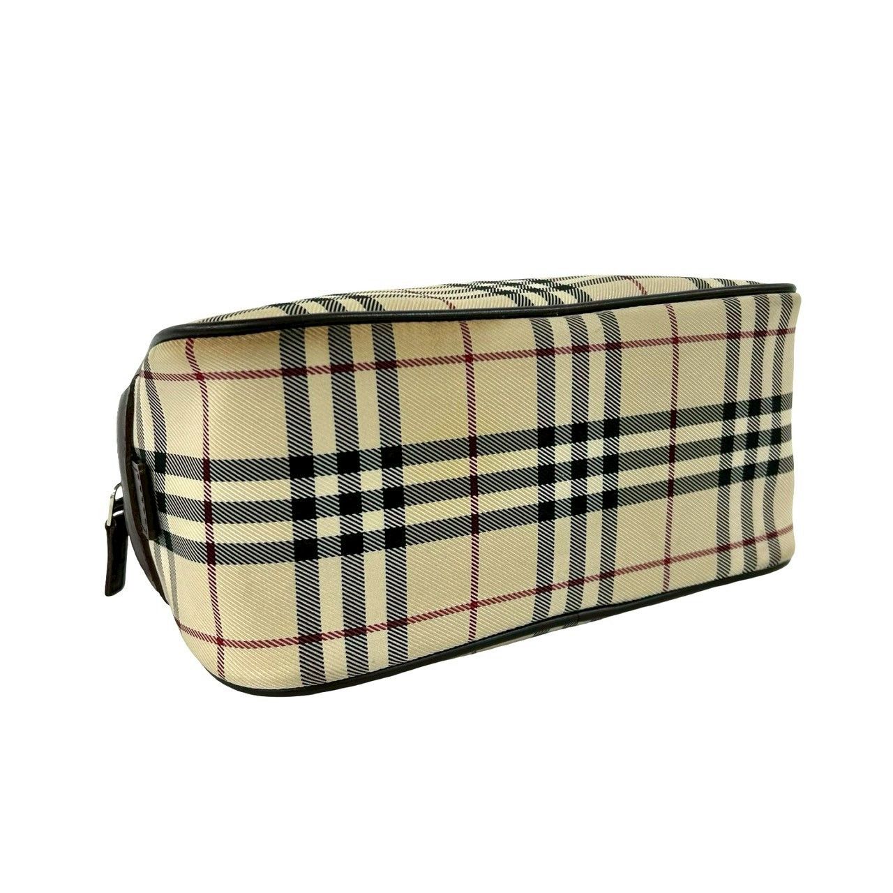 Burberry Burberry Burberry Leather Canvas Boston Bag Leather Handbag DUTY FREE for USA Size ONE SIZE - 8 Thumbnail