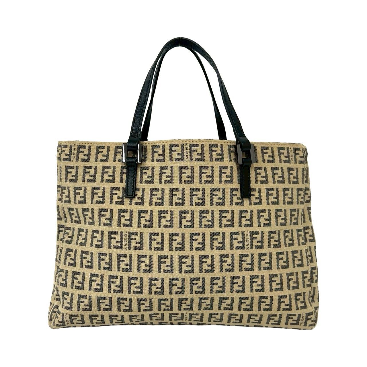 Fendi Fendi Fendi Zucchino Nylon Leather Tote Bag Leather Tote Bag DUTY FREE for USA Size ONE SIZE - 4 Thumbnail