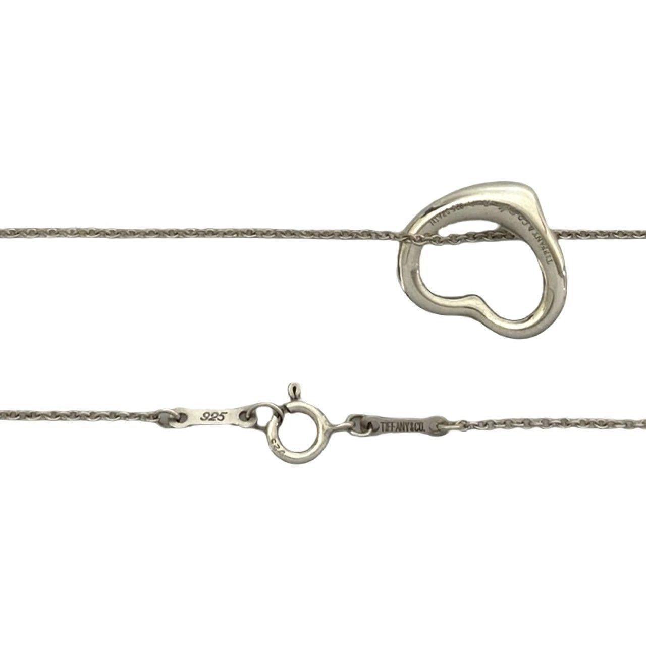 Tiffany & Co. Tiffany & Co. Tiffany&Co. Open Heart Silver Necklace Precious Metal Necklace DUTY FREE for USA Size ONE SIZE - 5 Thumbnail