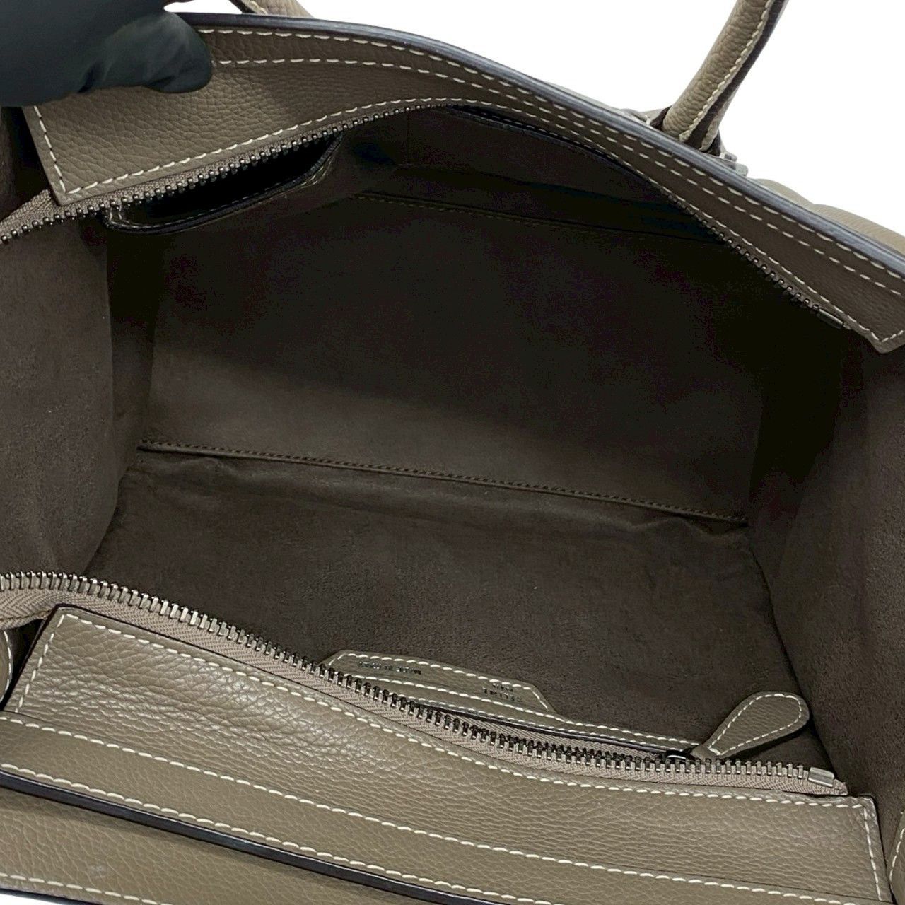 Celine Celine CELINE Luggage Micro Shopper Leather Handbag Leather Handbag DUTY FREE for USA Size ONE SIZE - 10 Thumbnail