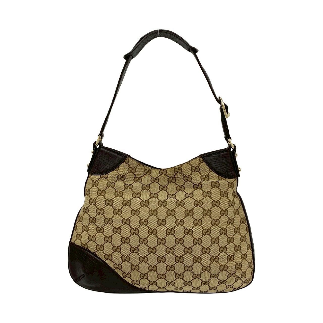Gucci Gucci Gucci GG Canvas Leather Shoulder Bag Textile Shoulder Bag 35554 DUTY FREE for USA Size ONE SIZE - 4 Thumbnail