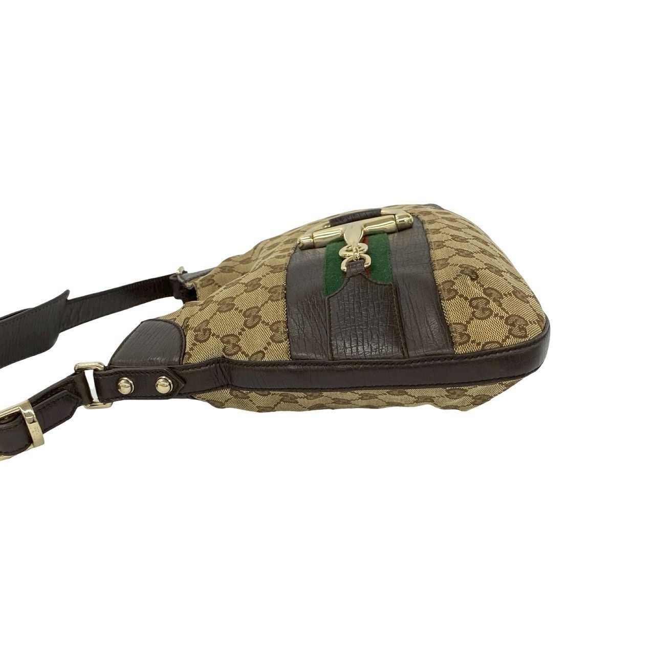 Gucci Gucci Gucci GG Canvas Leather Shoulder Bag Textile Shoulder Bag 35554 DUTY FREE for USA Size ONE SIZE - 6 Thumbnail