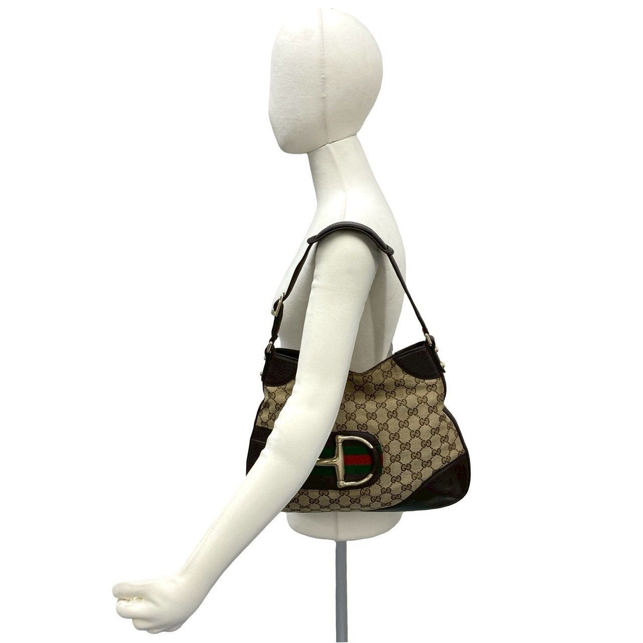 Gucci Gucci Gucci GG Canvas Leather Shoulder Bag Textile Shoulder Bag 35554 DUTY FREE for USA Size ONE SIZE - 3 Thumbnail