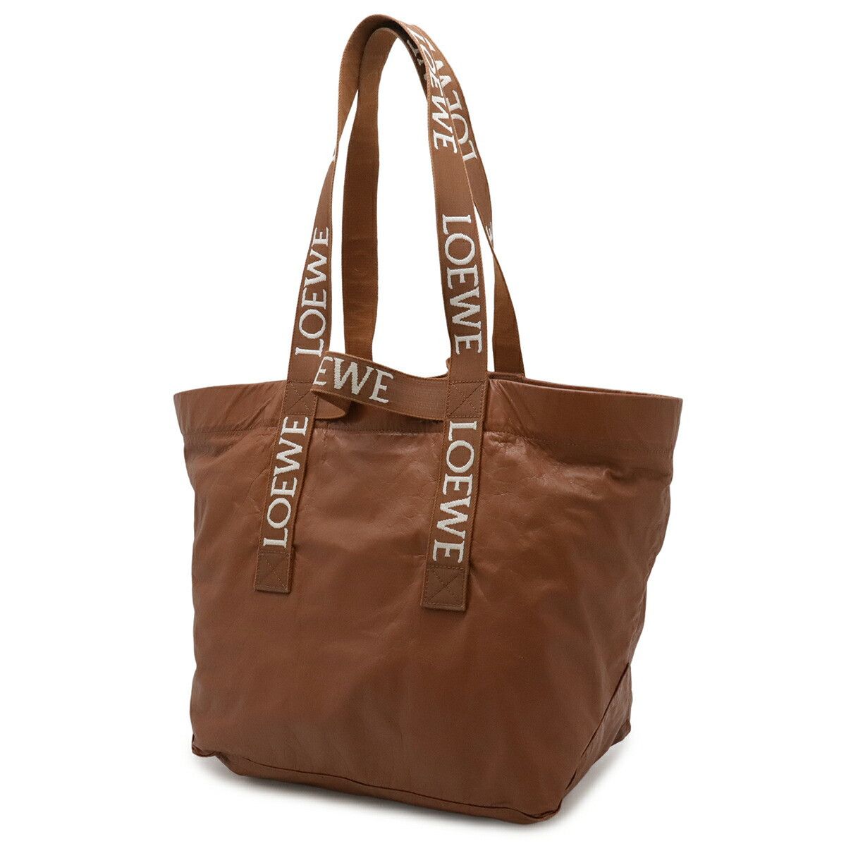 Loewe Loewe Loewe Fold Shopper Paper Calf 2way Bag Leather Shoulder Bag B507X23X01 DUTY FREE for USA Size ONE SIZE - 2 Thumbnail