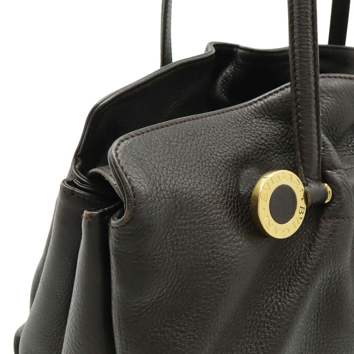 Bvlgari Bvlgari Bvlgari BVLGARI BVLGARI Twist Leather Tote Bag Leather Shoulder Bag DUTY FREE for USA Size ONE SIZE - 4 Thumbnail