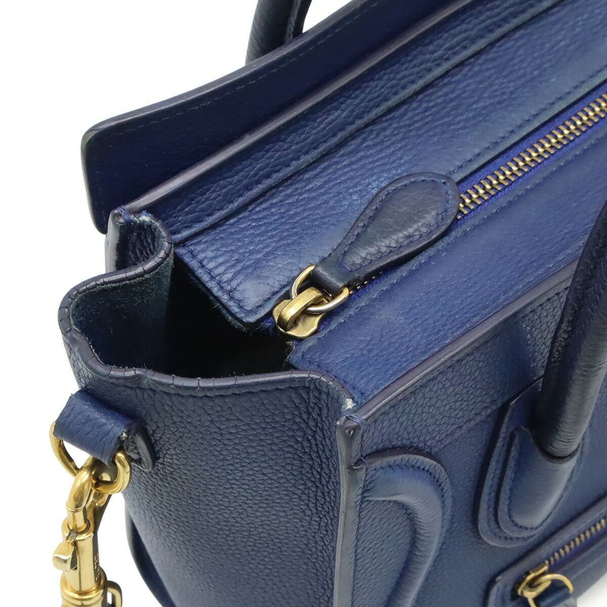 Celine Celine Celine Luggage Nano 2way Bag Leather Shoulder Bag 168243 DUTY FREE for USA Size ONE SIZE - 5 Thumbnail